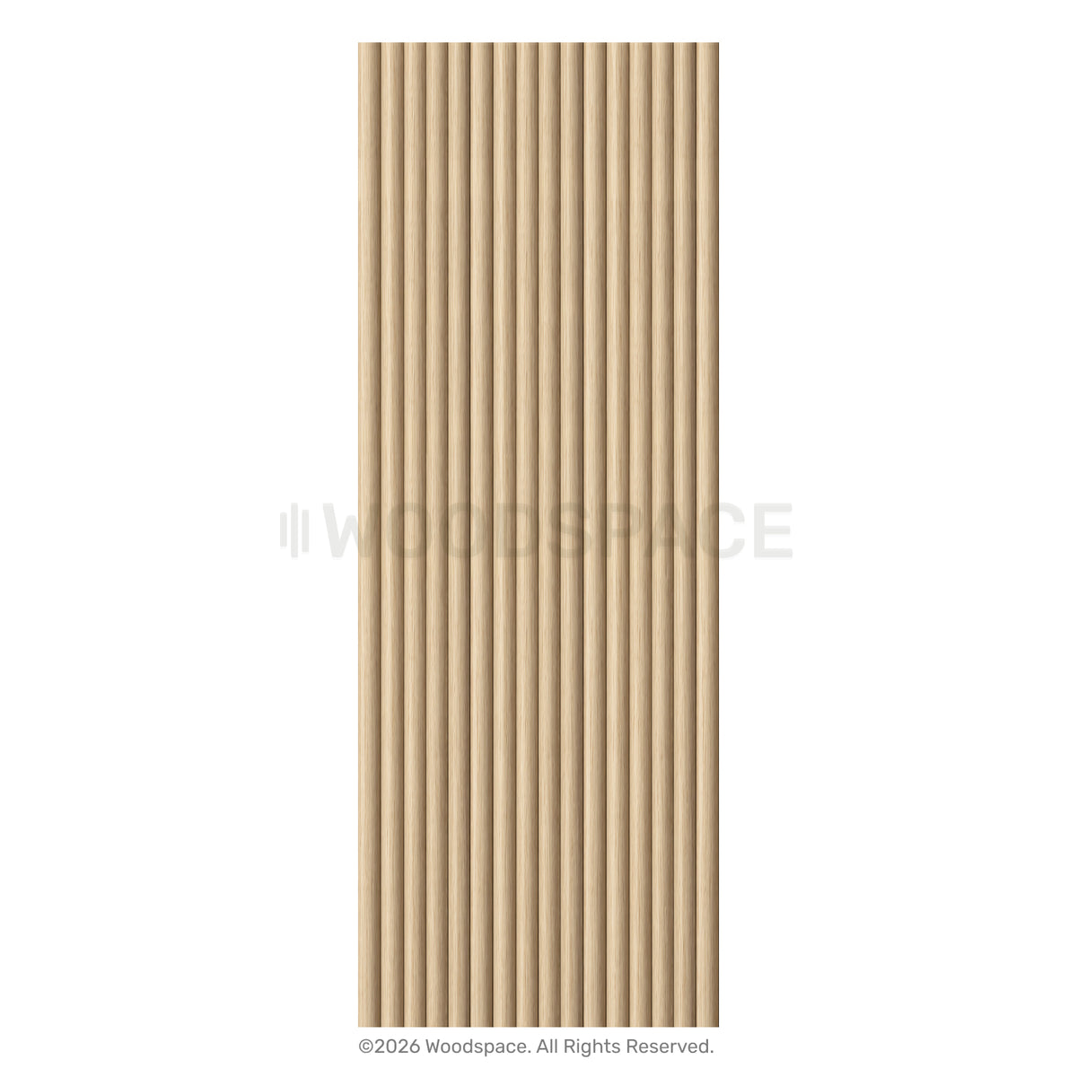 Natural Oak - Round 25mm (Flexo™ Timber Design)