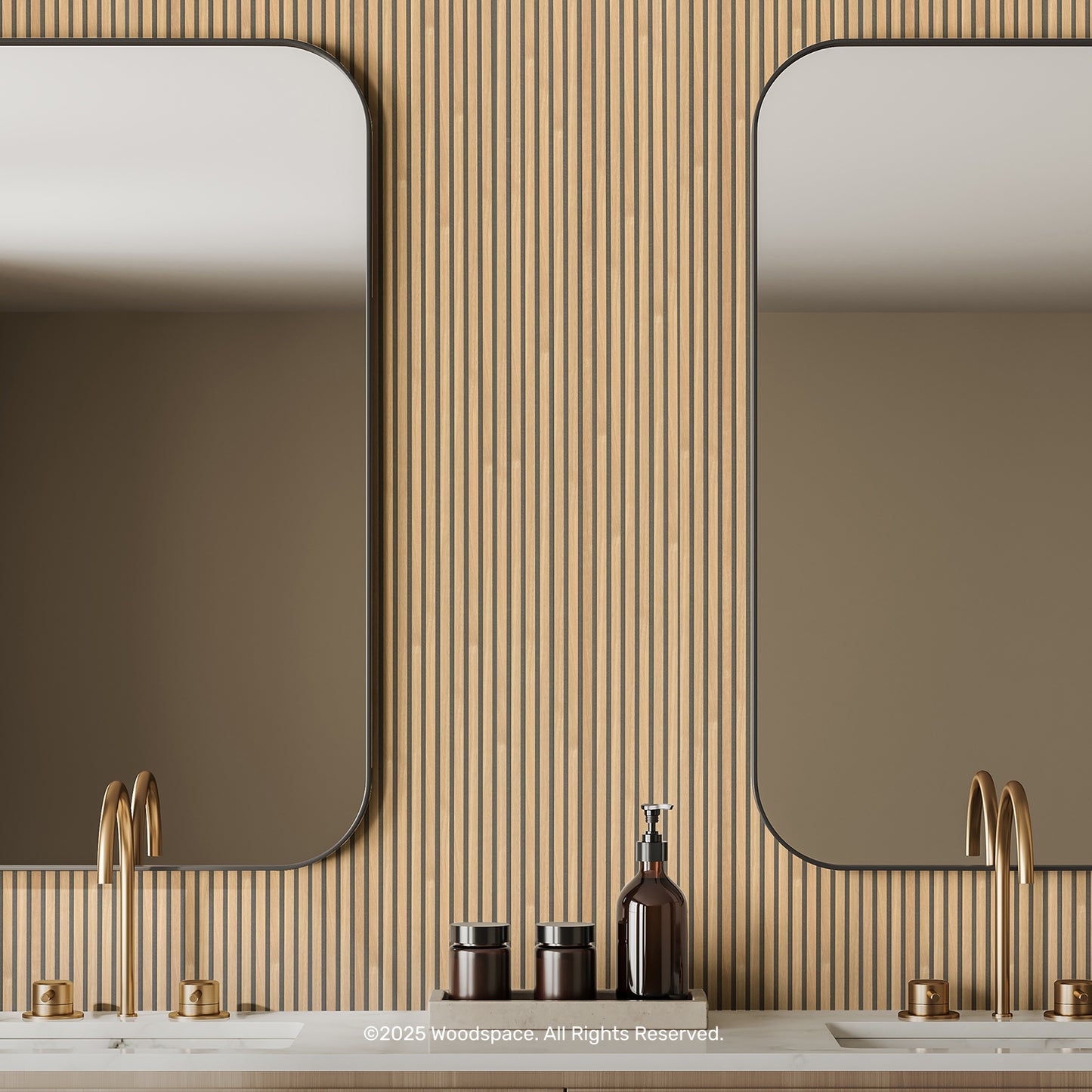 Spotted Gum on Black (Acouwood® 360˚ Design)