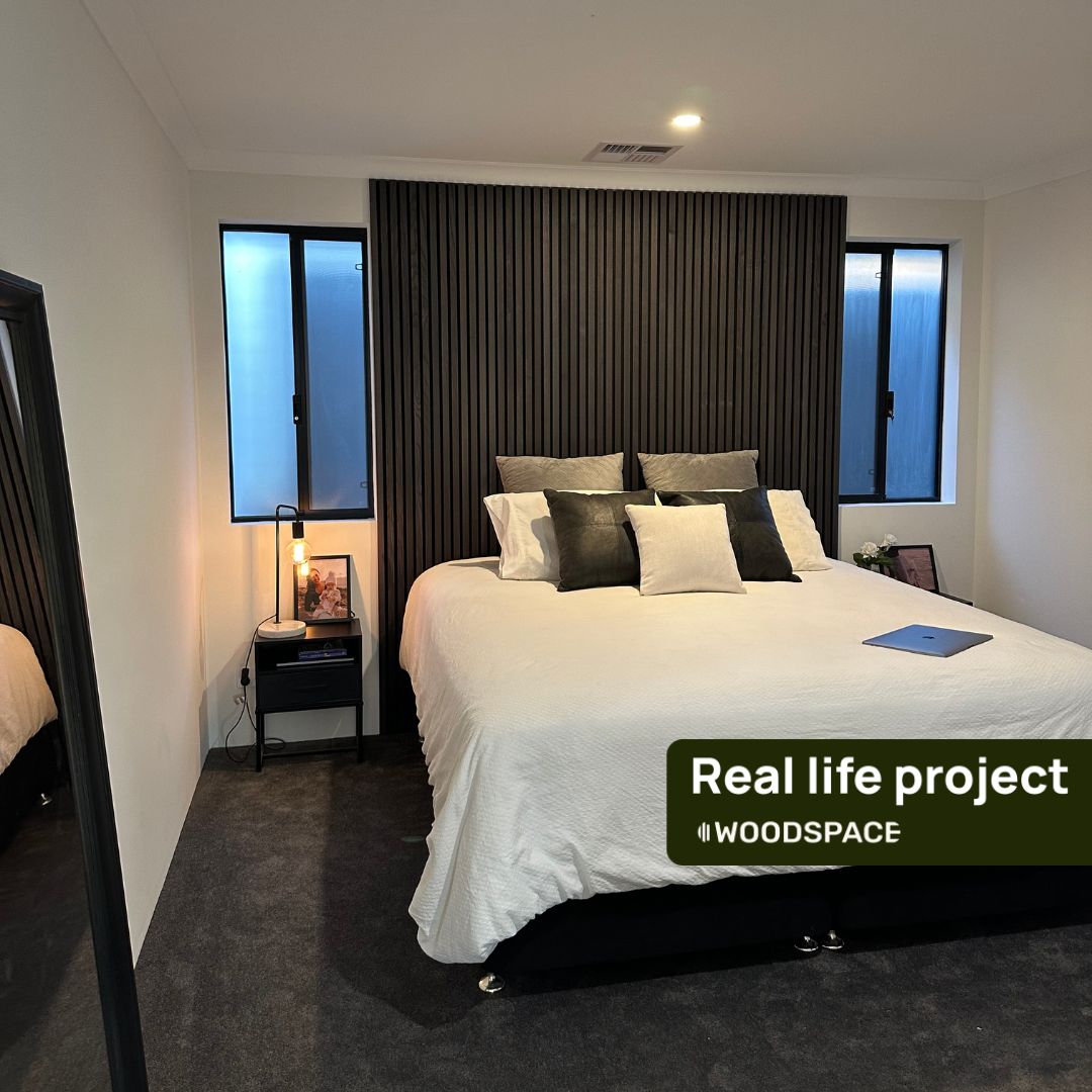 Black (Lacquered) on Black Acouwood® Wood Wall Panels (Pre-order November 25th)