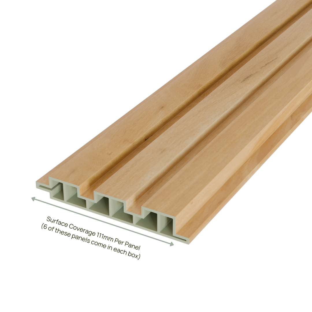 Blackbutt - Waterproof Slat Pro Wall Panel