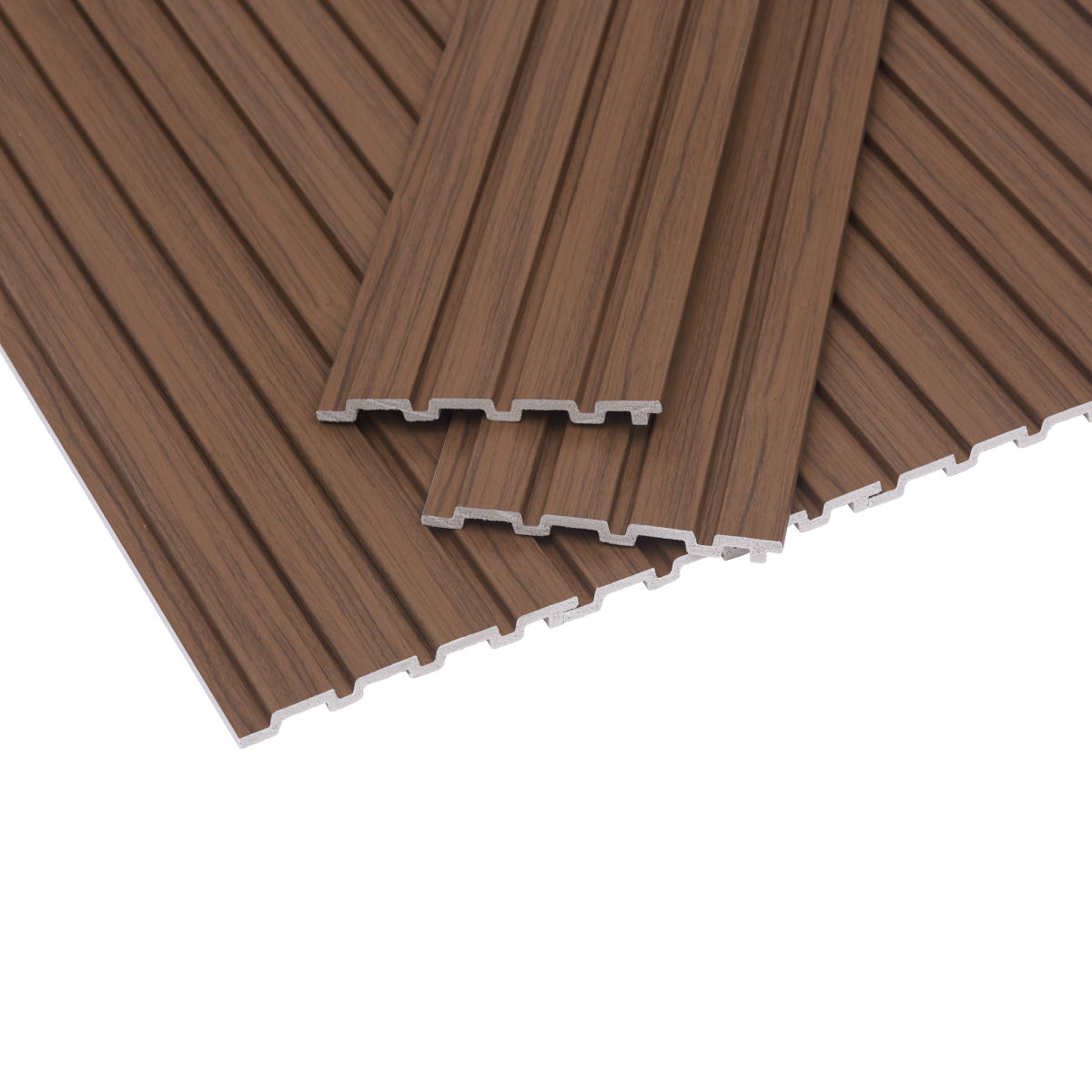 Walnut - Waterproof Slat Lite