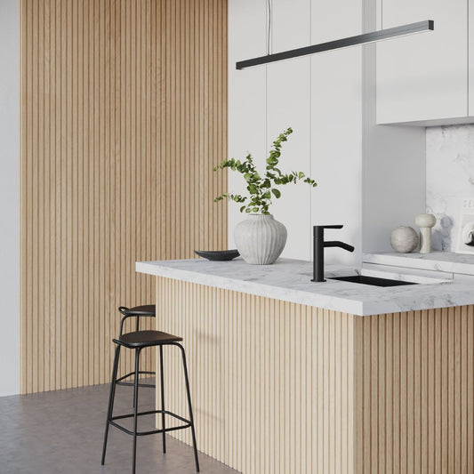 Light Oak - Waterproof Slat Pro Wall Panel
