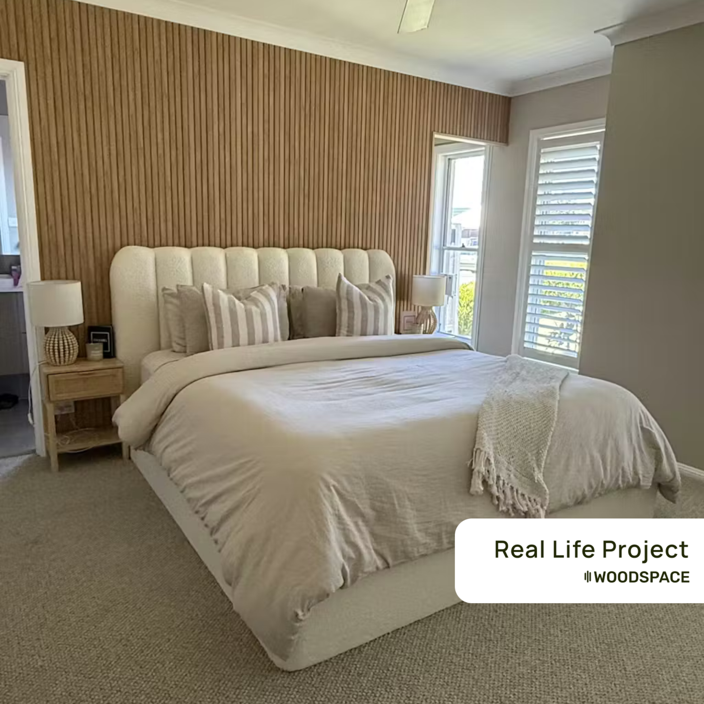 Natural Oak - Waterproof Slat Lite