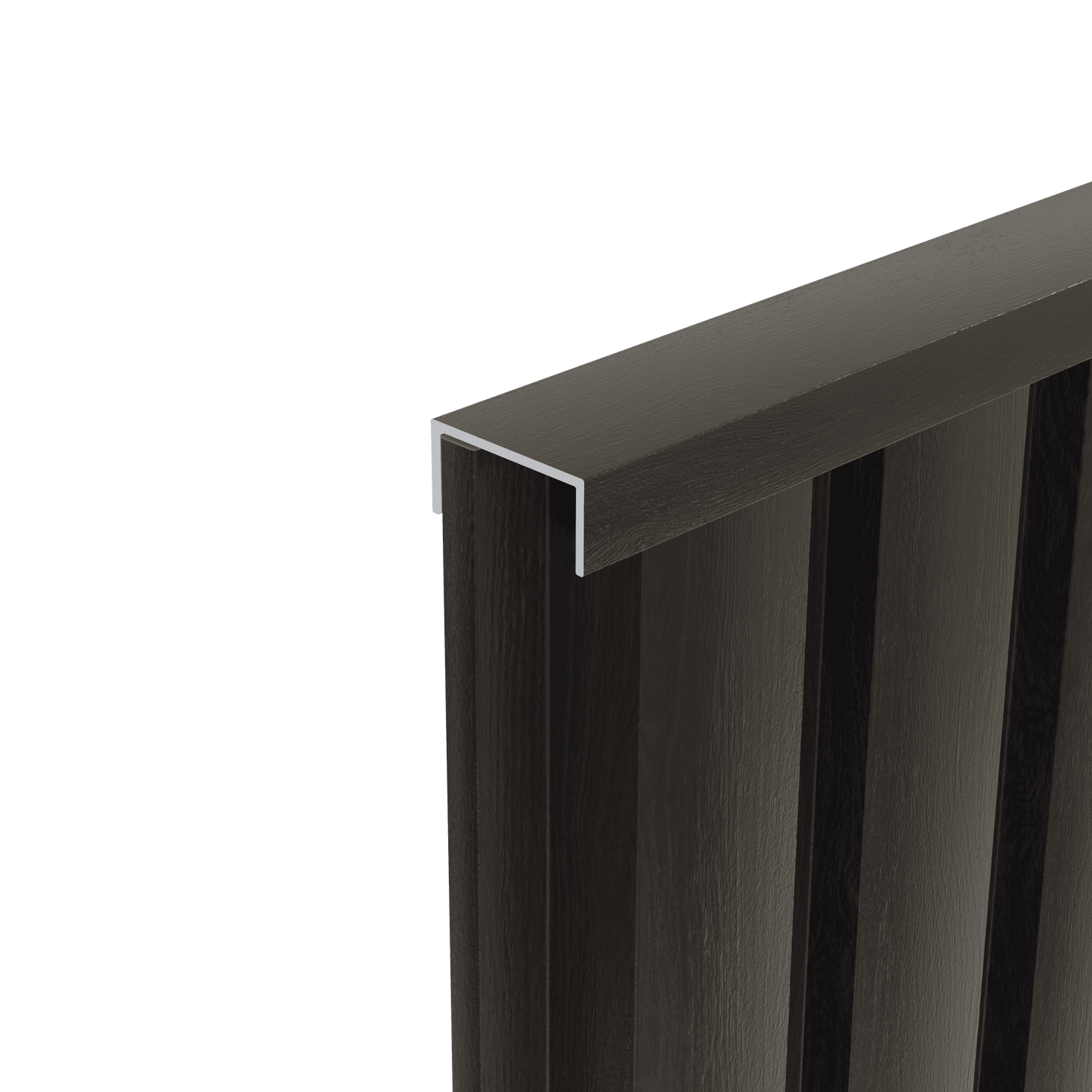Black Finishing Trim - Matching Film Wrap Aluminium