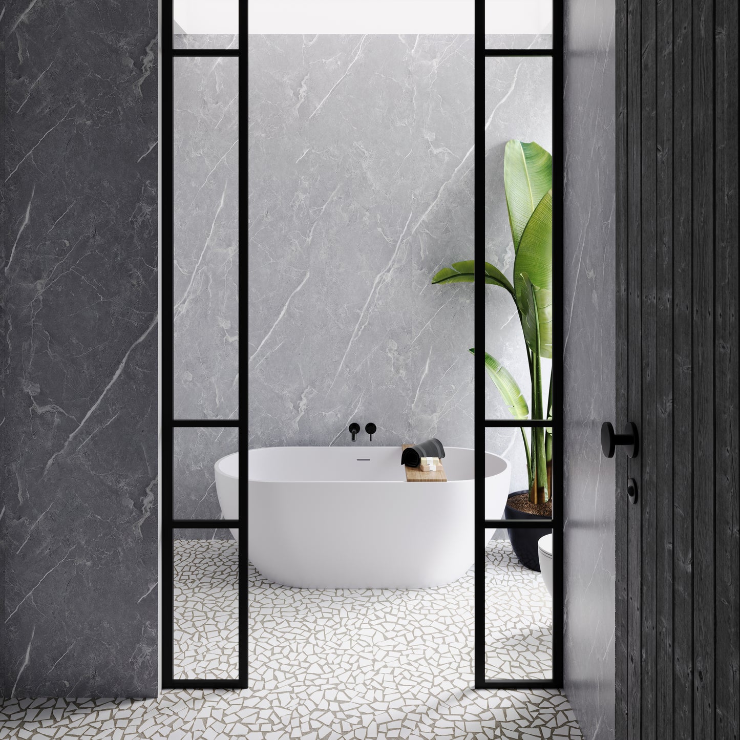 Grey Marble - StoneDesign™ Panels (2 Panels / Box)