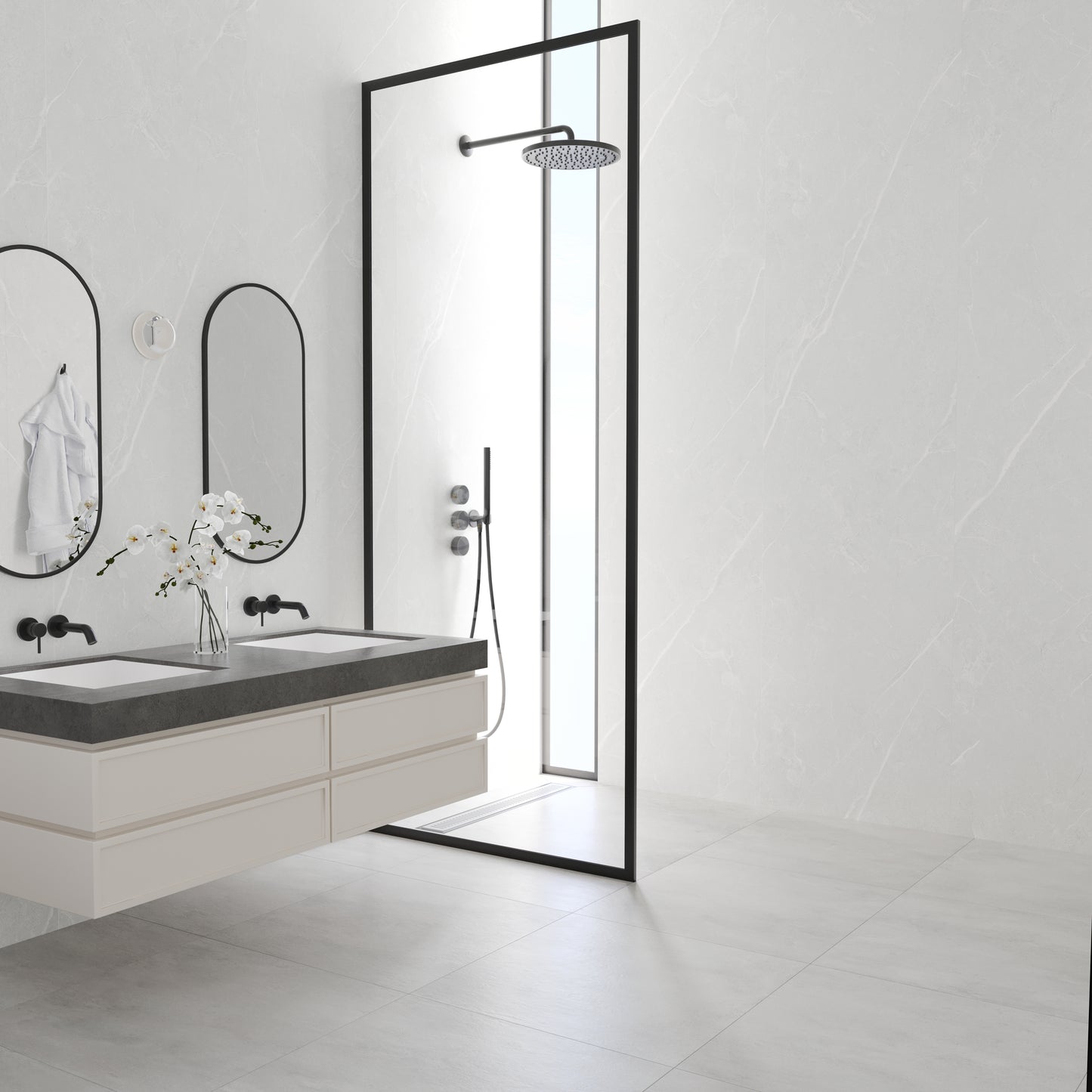 Silver Marble - StoneDesign™ Panels (2 Panels / Box)