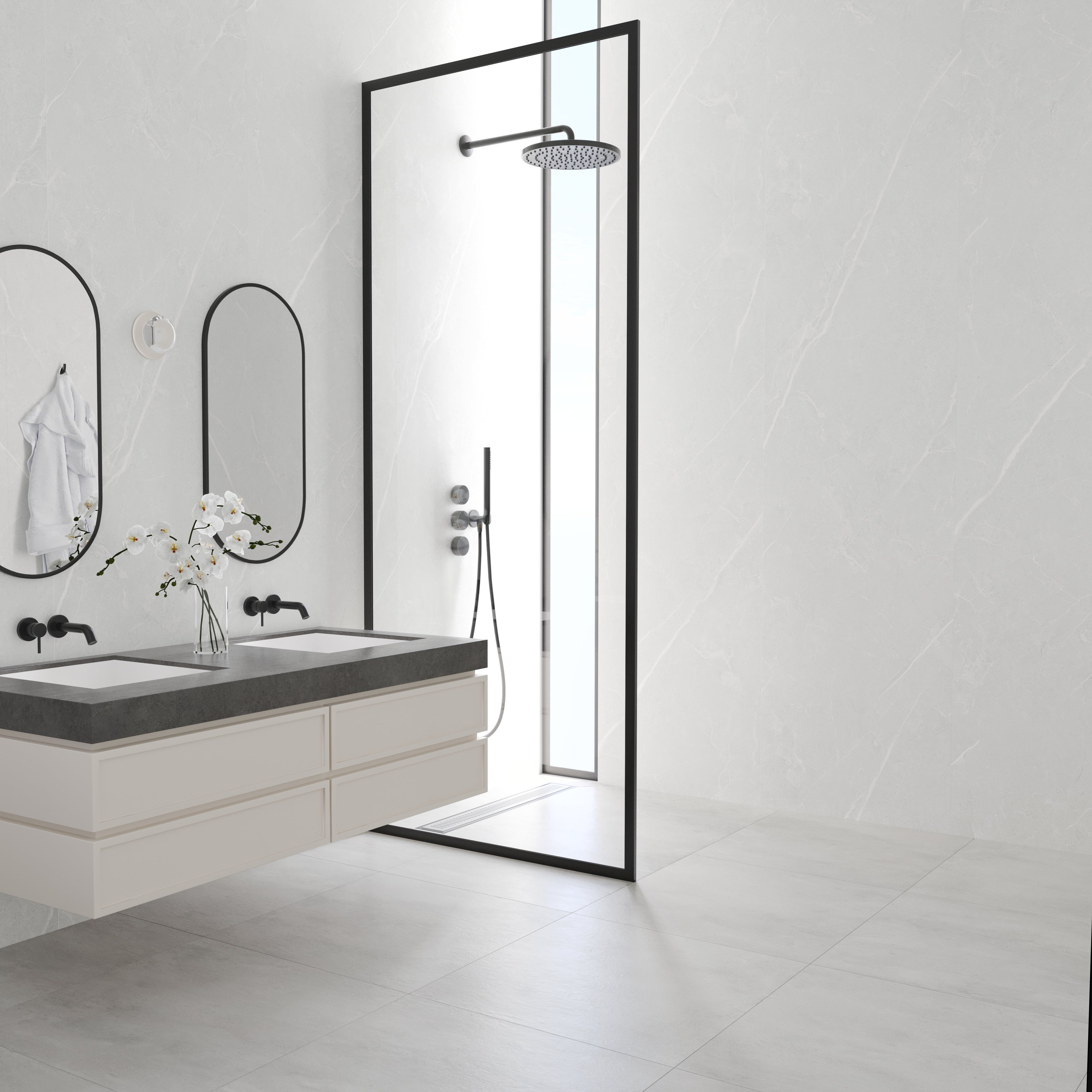Silver Marble - StoneDesign™ Panels (2 Panels / Box)