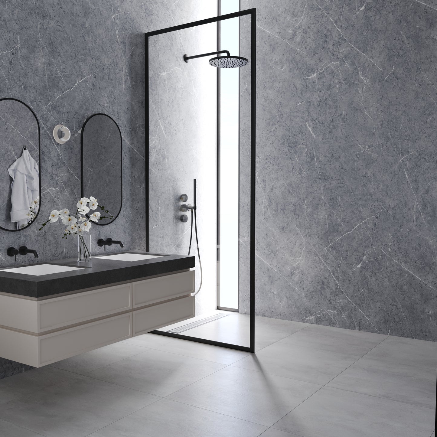 Nero Marble - StoneDesign™ Panels (2 Panels / Box)