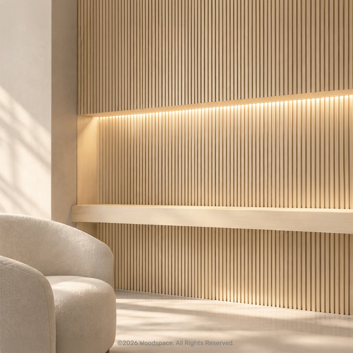 Natural Oak - Batten 25mm (Flexo™ Timber Design)