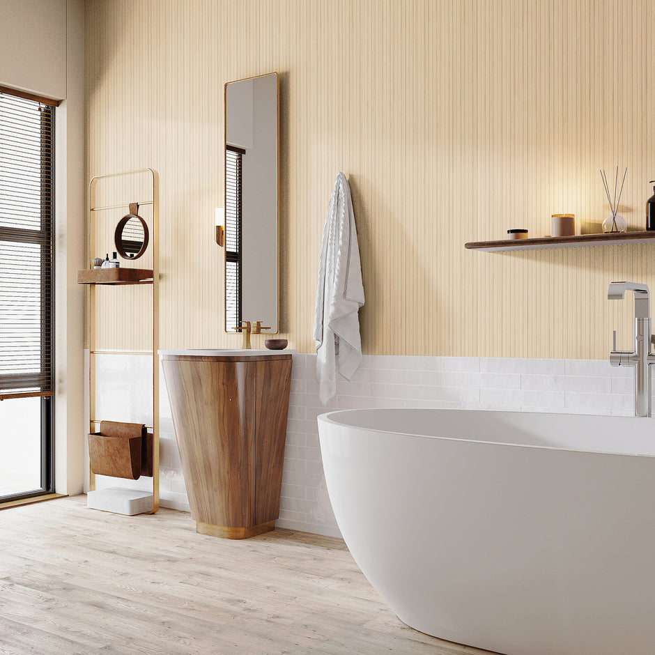 SlatWall Pro Panels - Waterproof Timber Slat Wall Panels for Walls ...