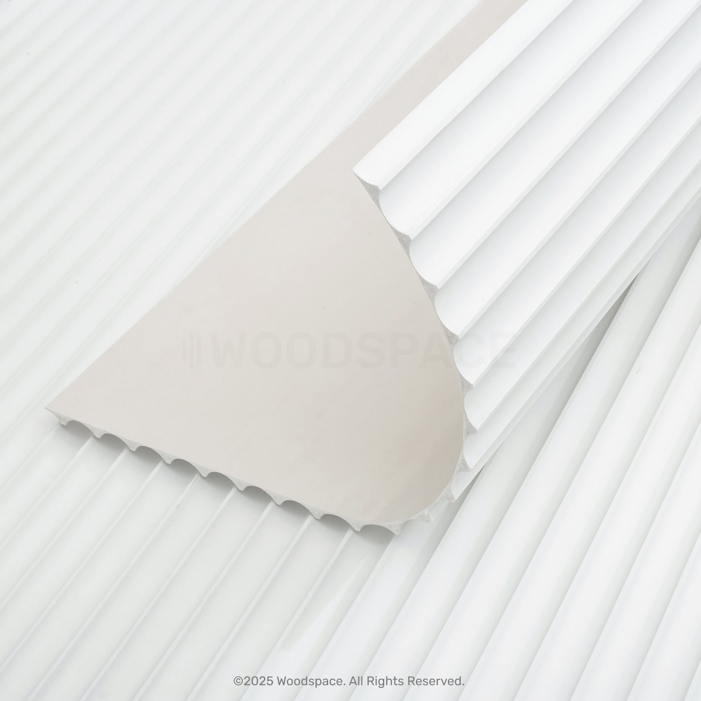 Fluted Scallop (Flexo™ Paintable)
