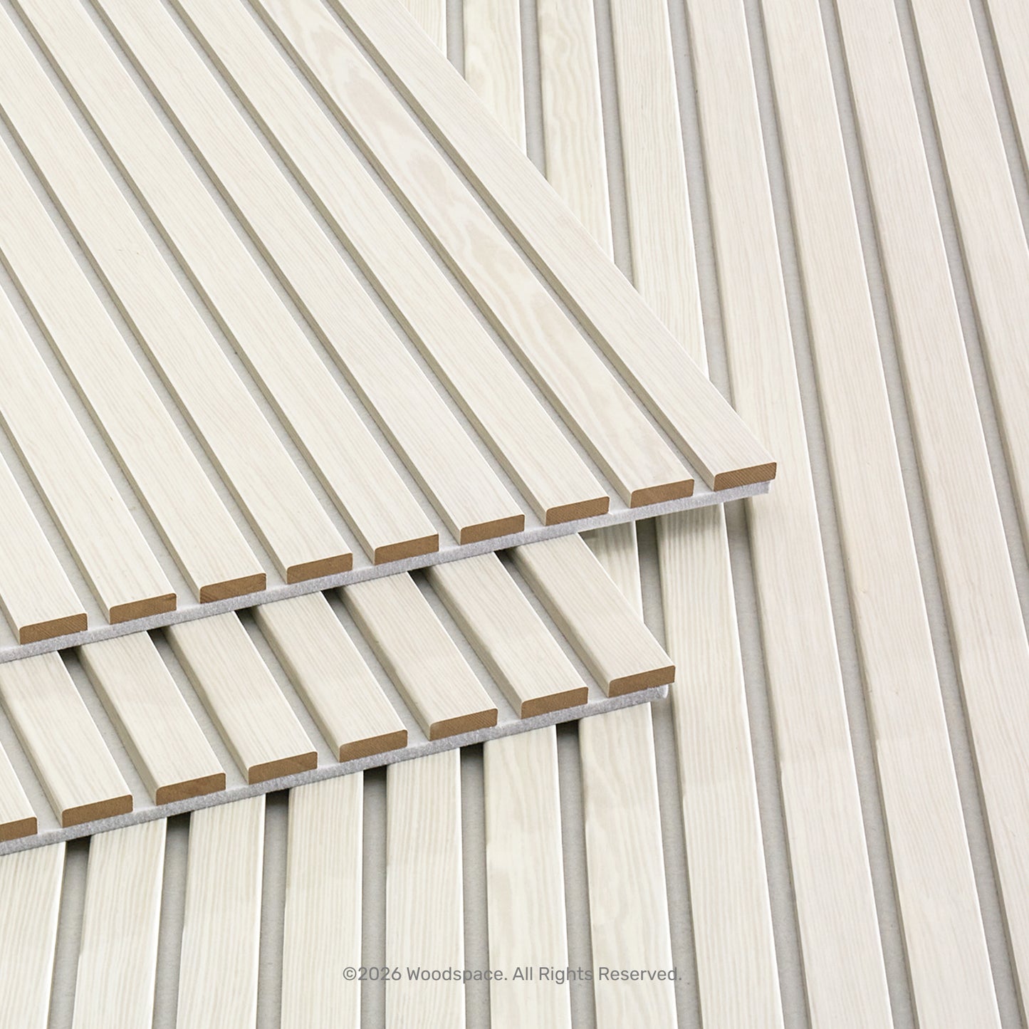 White Oak on White (Acouwood® Max)