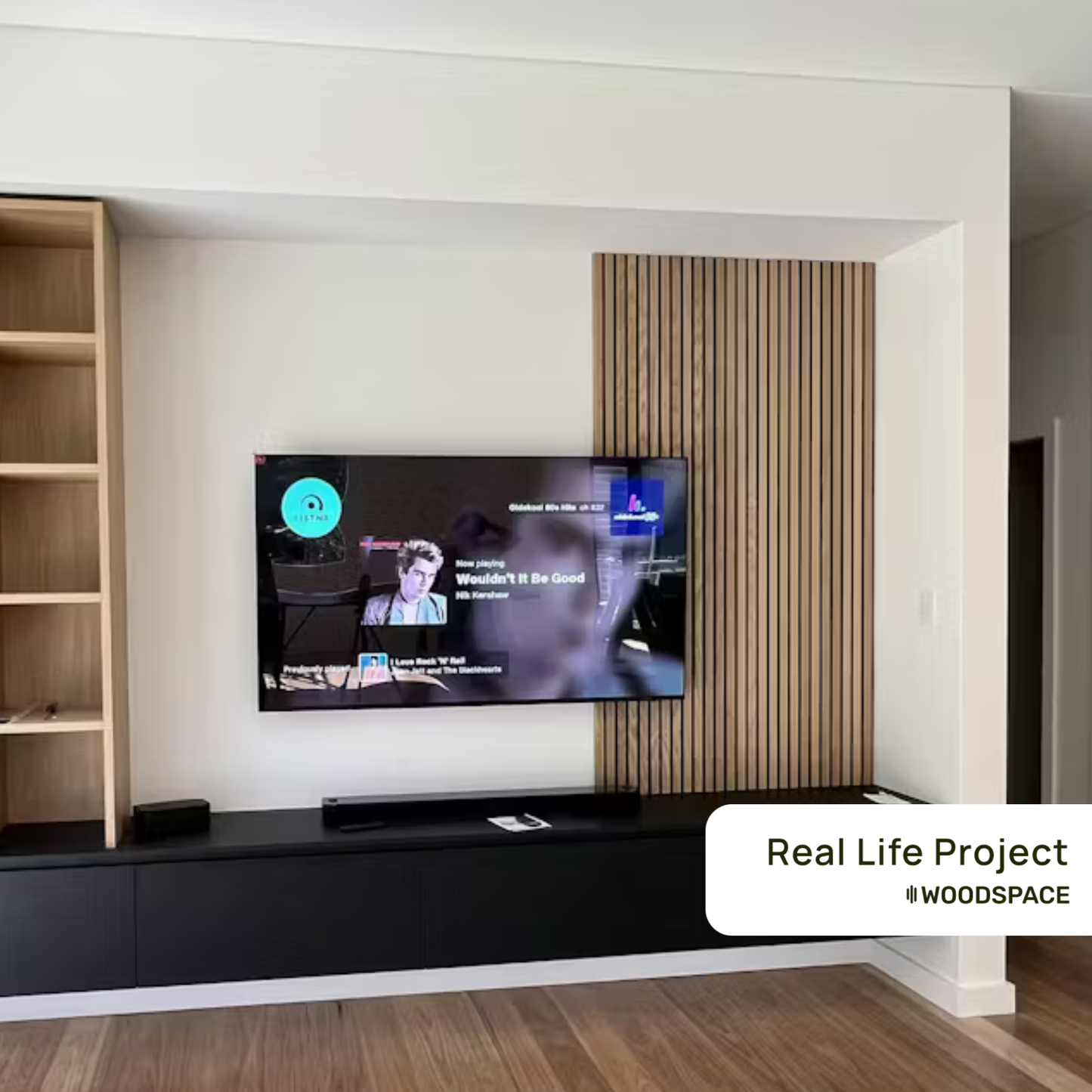 Natural Oak on Black (Acouwood® Surround)