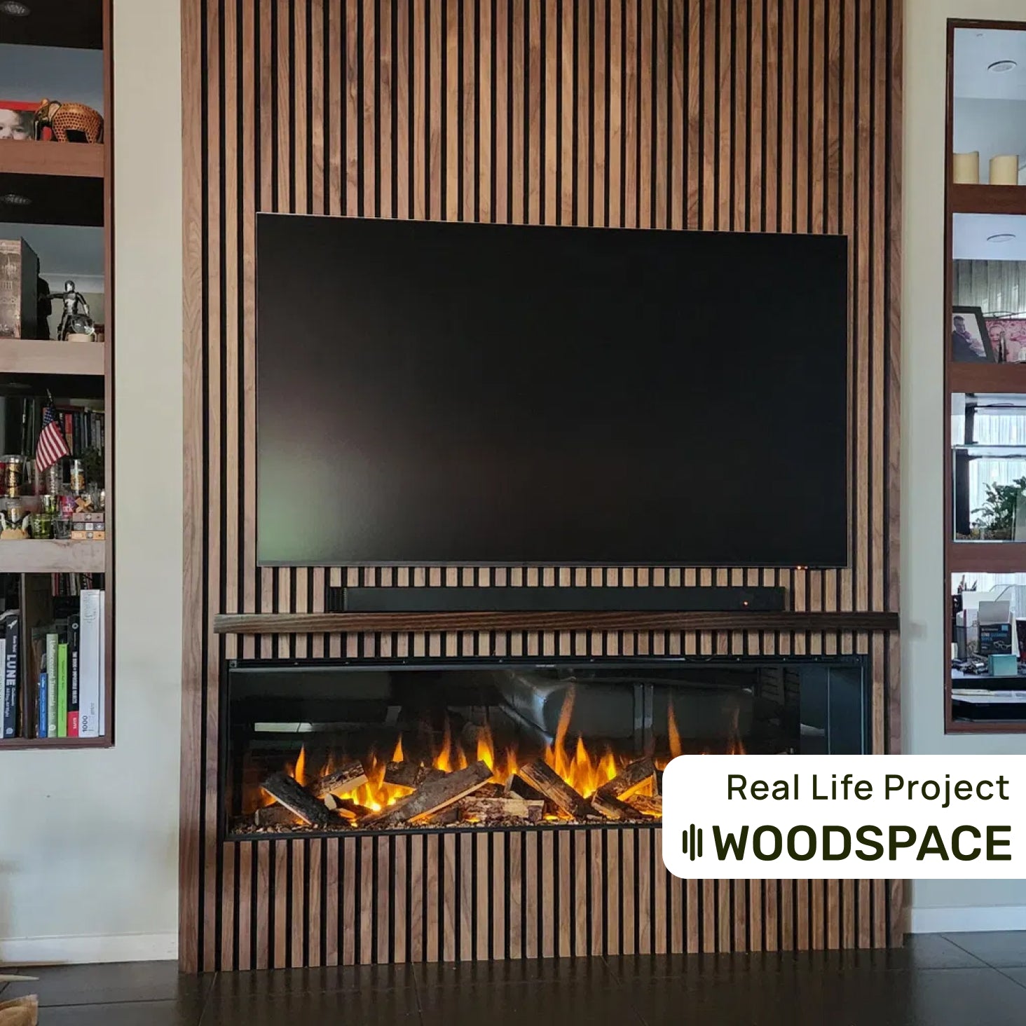 Walnut on Black (Acouwood® Surround)