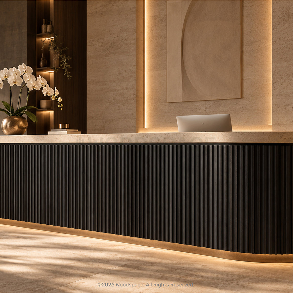 Black Oak - Concave 25mm (Flexo™ Timber Design)