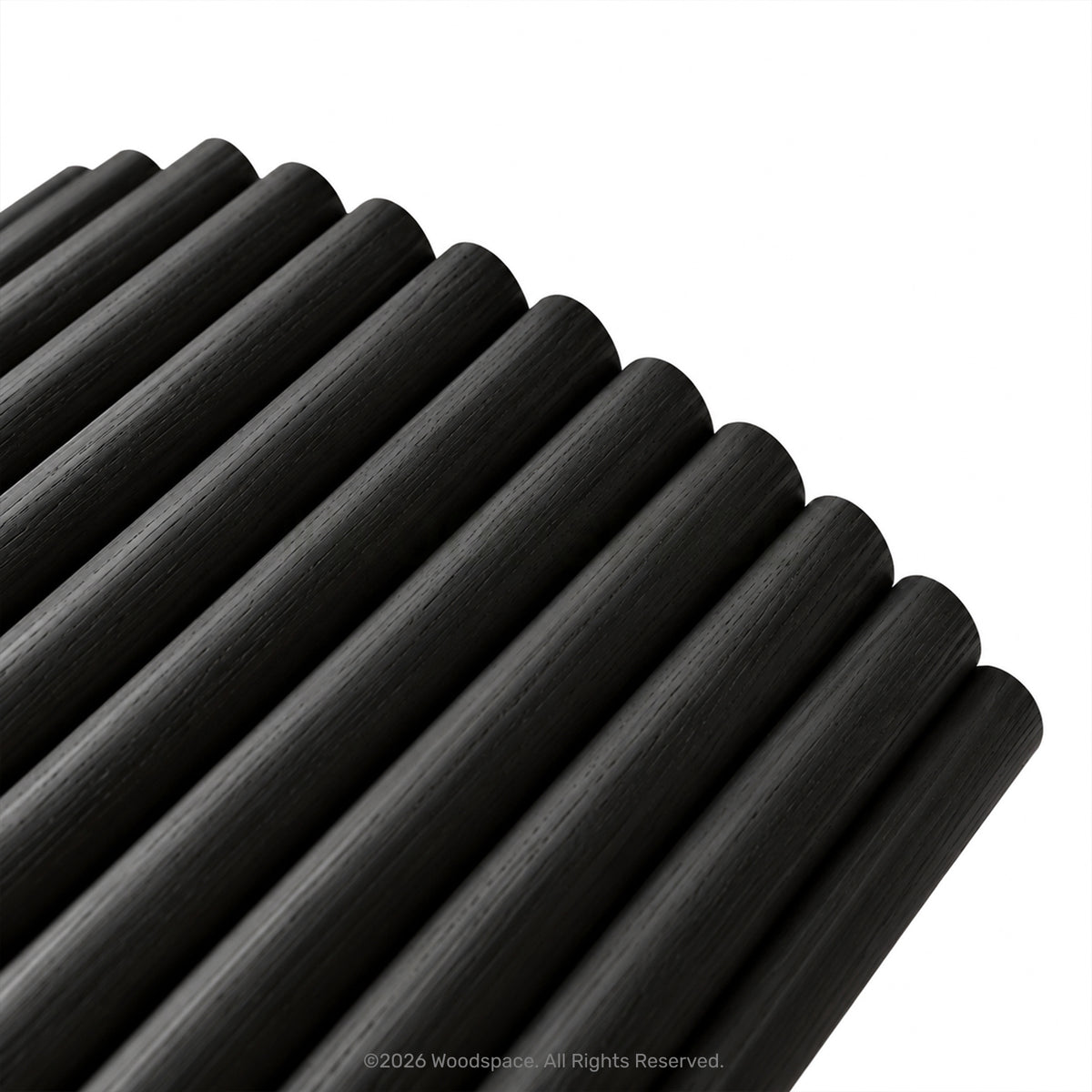 Black Oak - Round 25mm (Flexo™ Timber Design)