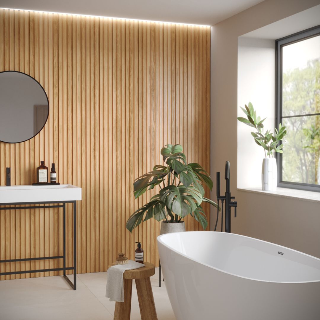 Blackbutt Slat Wall Panel