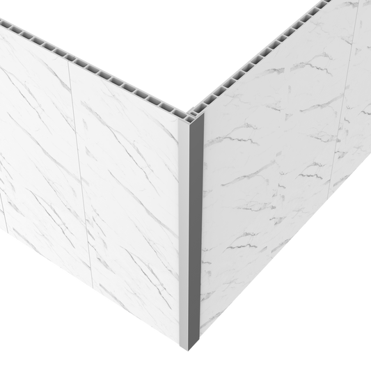 Silver - Corner Trim for StoneDesign™ Panels