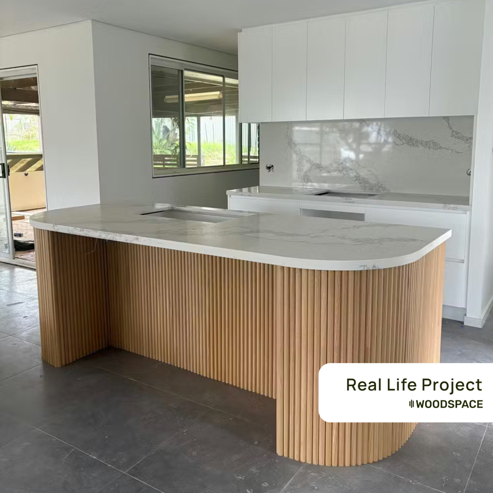 Natural Oak - Round 25mm (Flexo™ Timber)