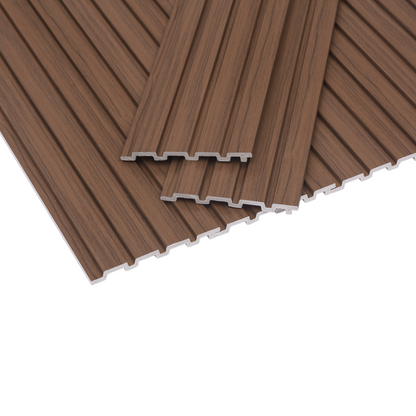 Walnut - Waterproof Slat Lite