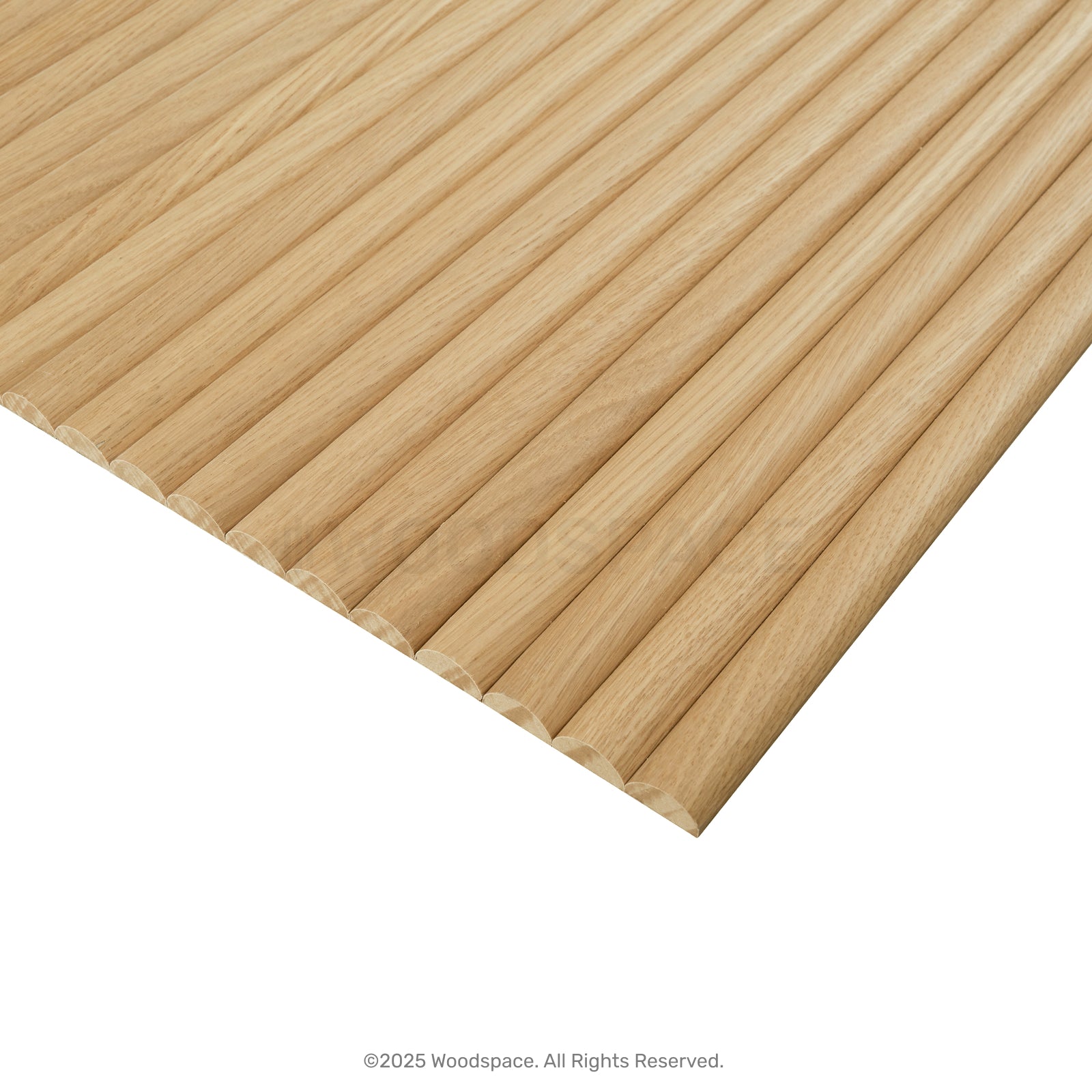 Natural Oak - Round 25mm (Flexo™ Timber)