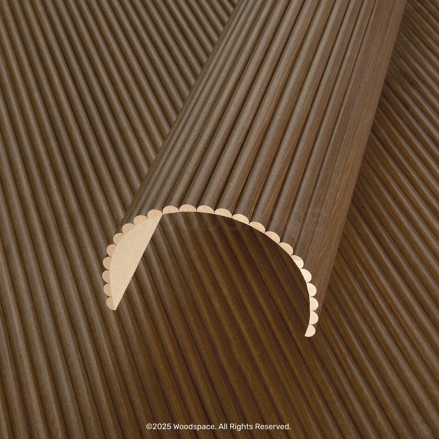 Walnut - Round 25mm (Flexo™ Timber)