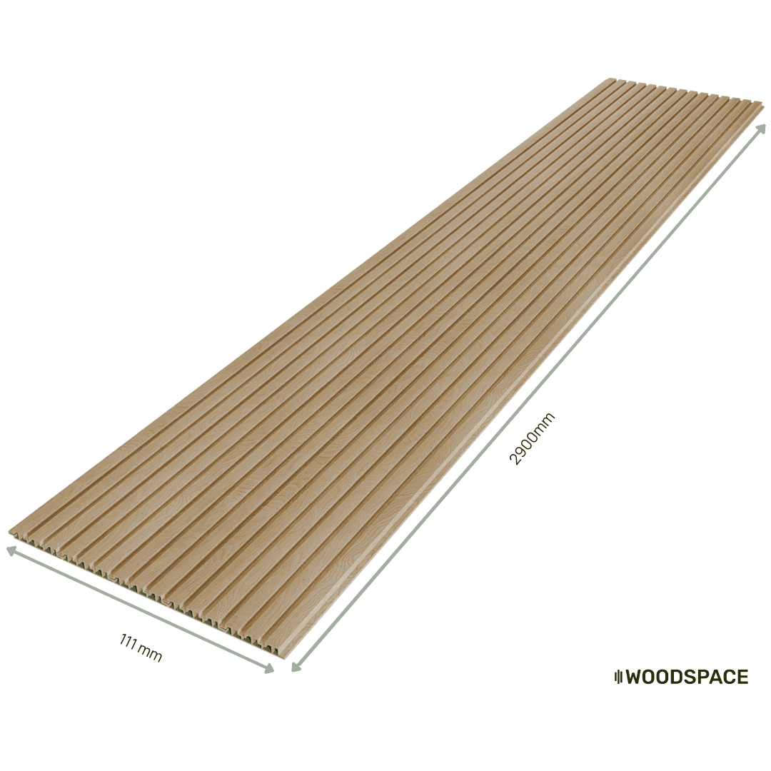 Light Oak Slat Wall Panel