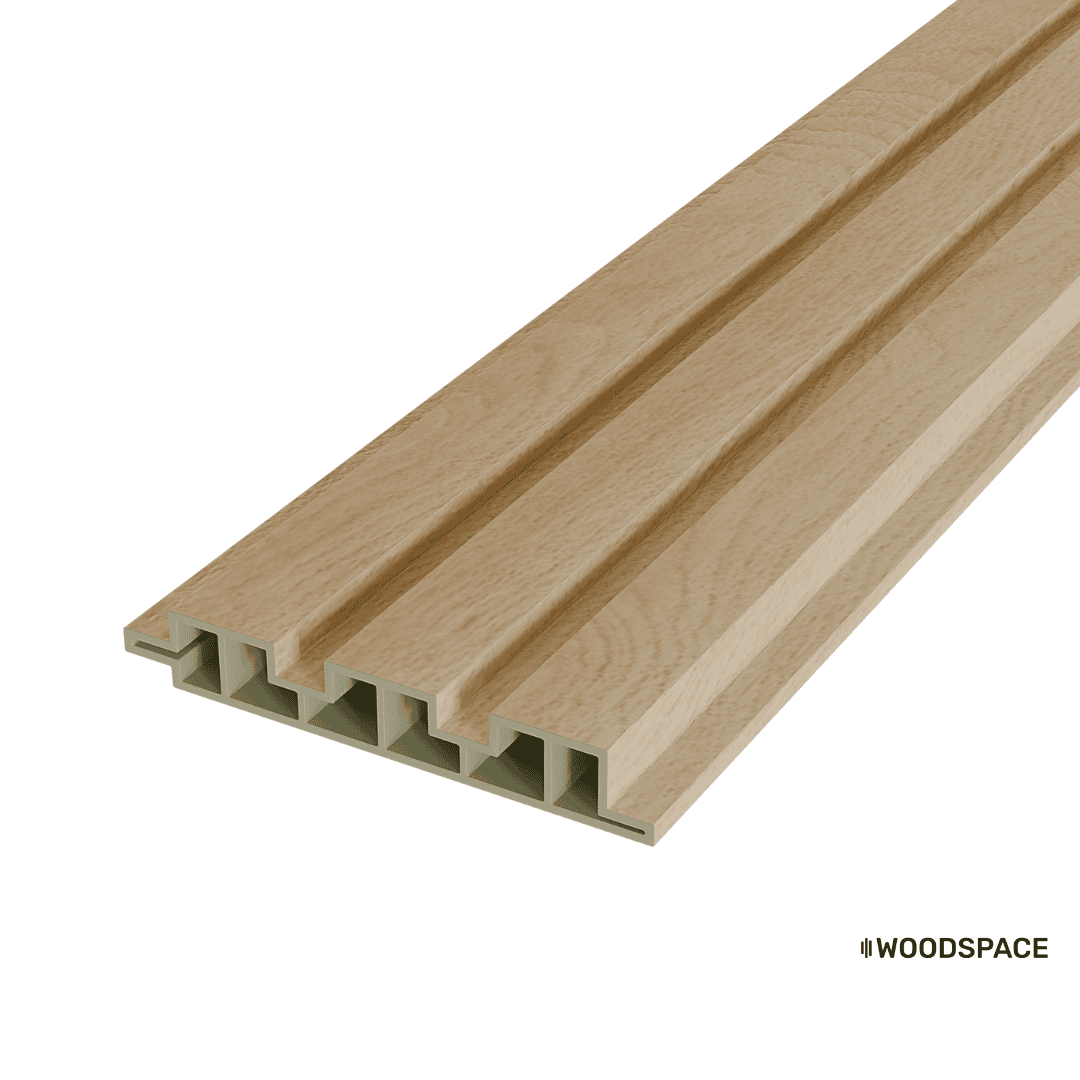 Light Oak Slat Wall Panel