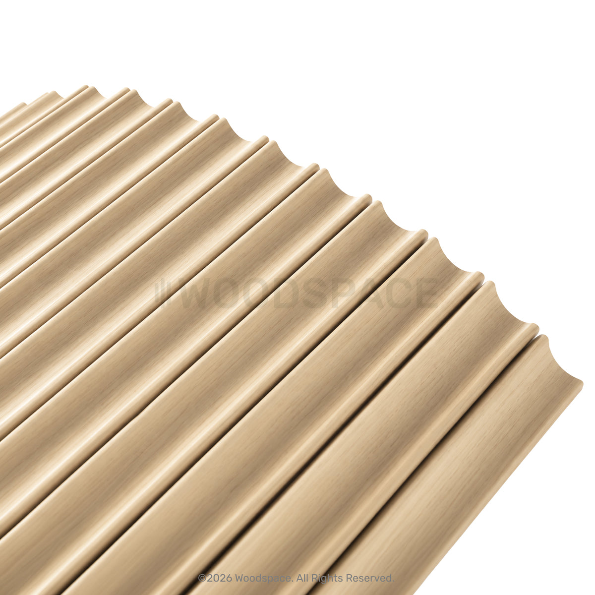 Natural Oak - Concave 25mm (Flexo™ Timber Design)