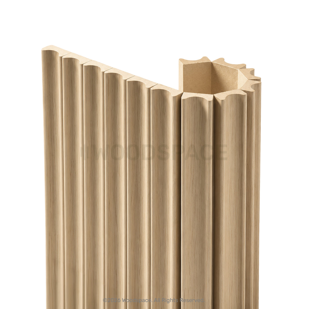 Natural Oak - Concave 25mm (Flexo™ Timber Design)