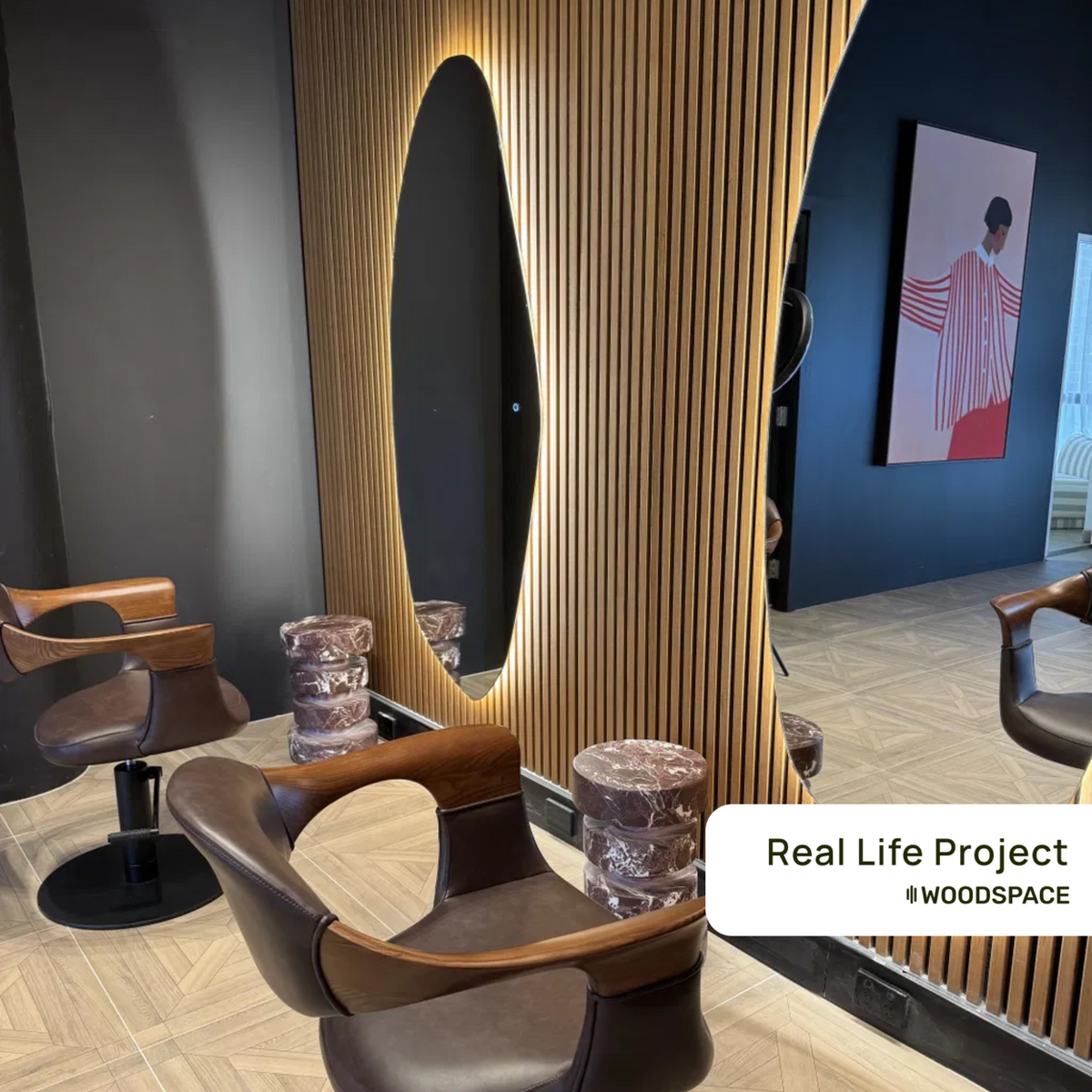 Teak on Black (Acouwood® Surround)