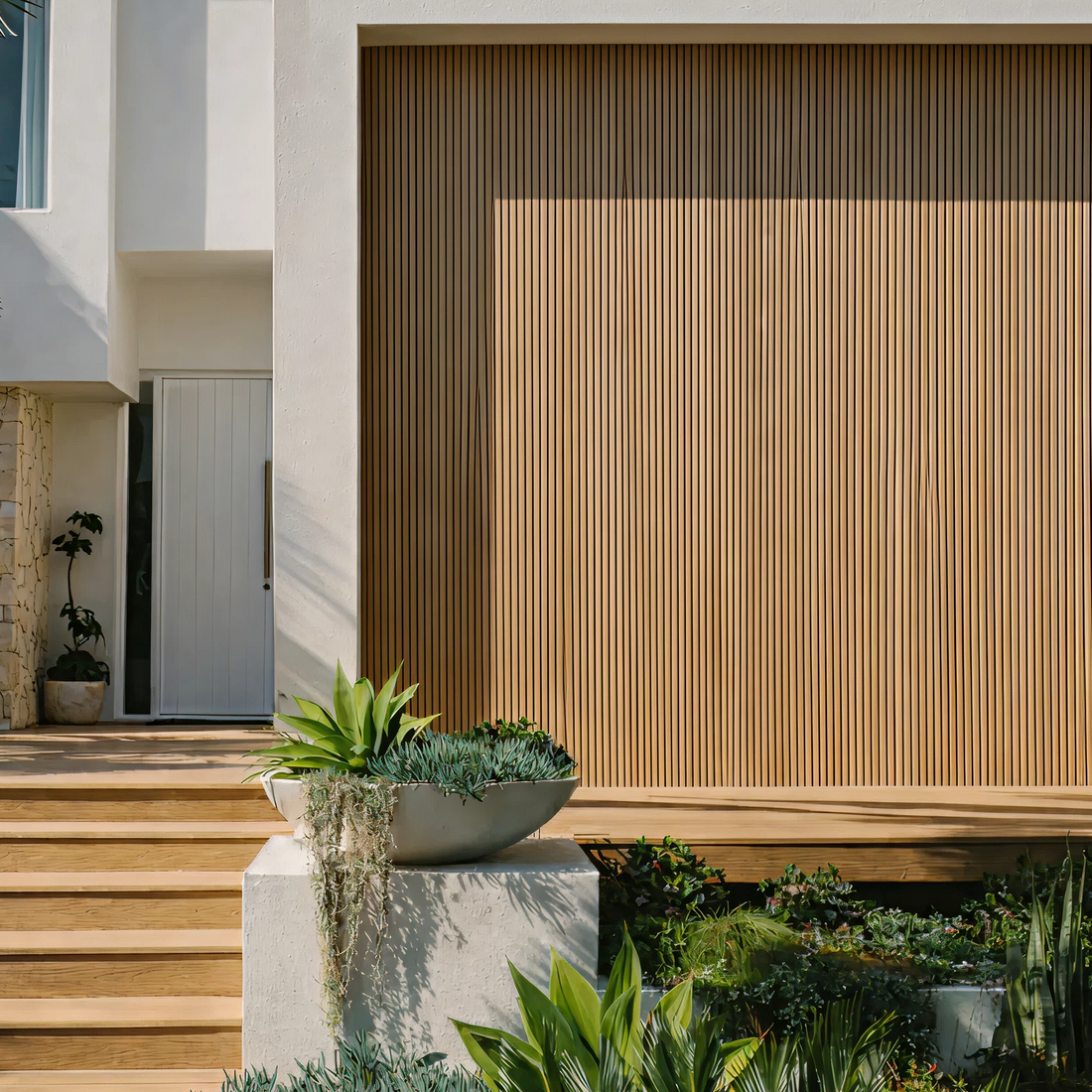 Teak - Outdoor Timber Slat Wall Panel & WPC Cladding – Woodspace