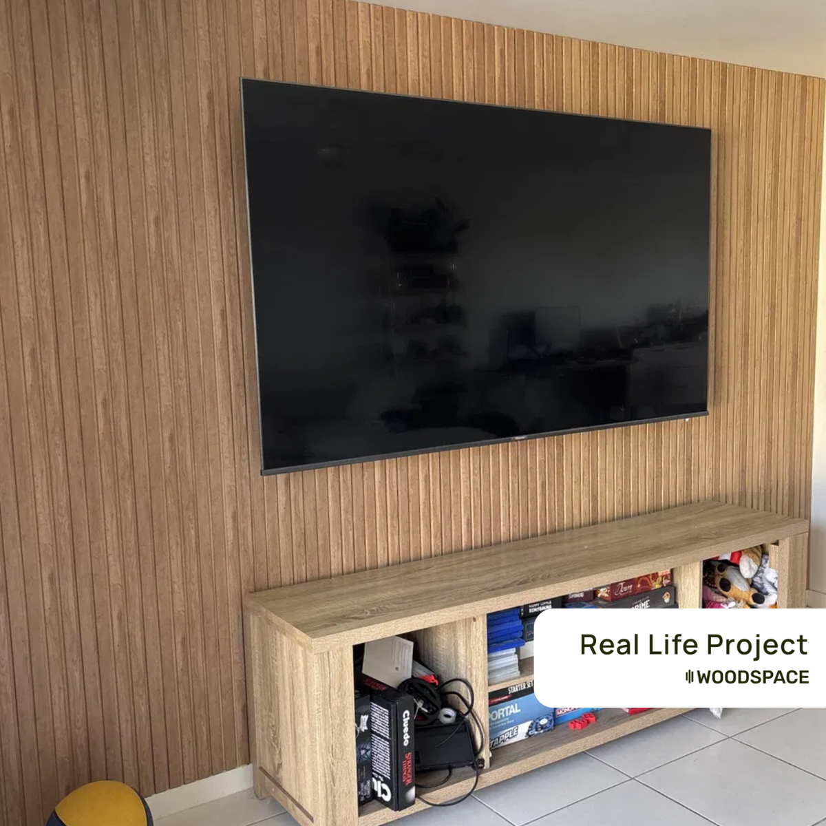 Natural Oak - Waterproof Slat Lite