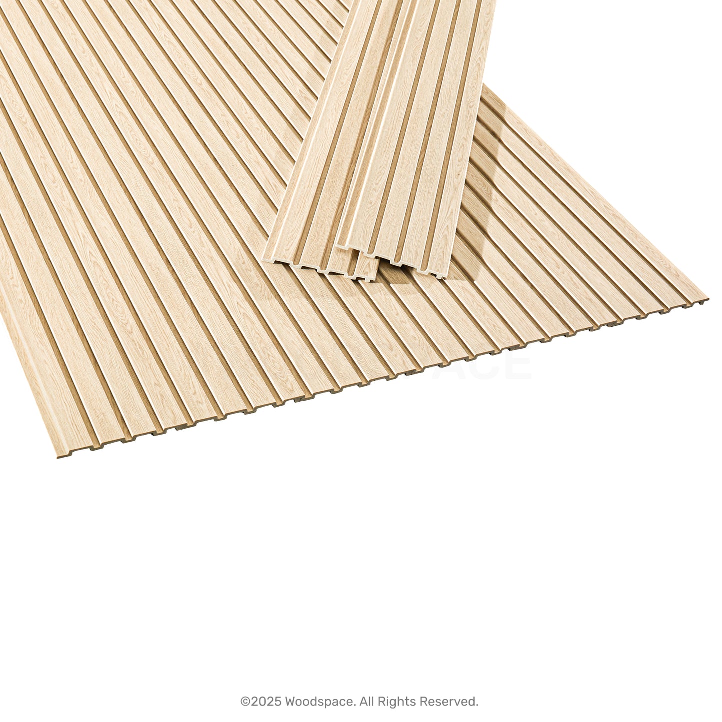 Warm Oak - Waterproof Slat Lite