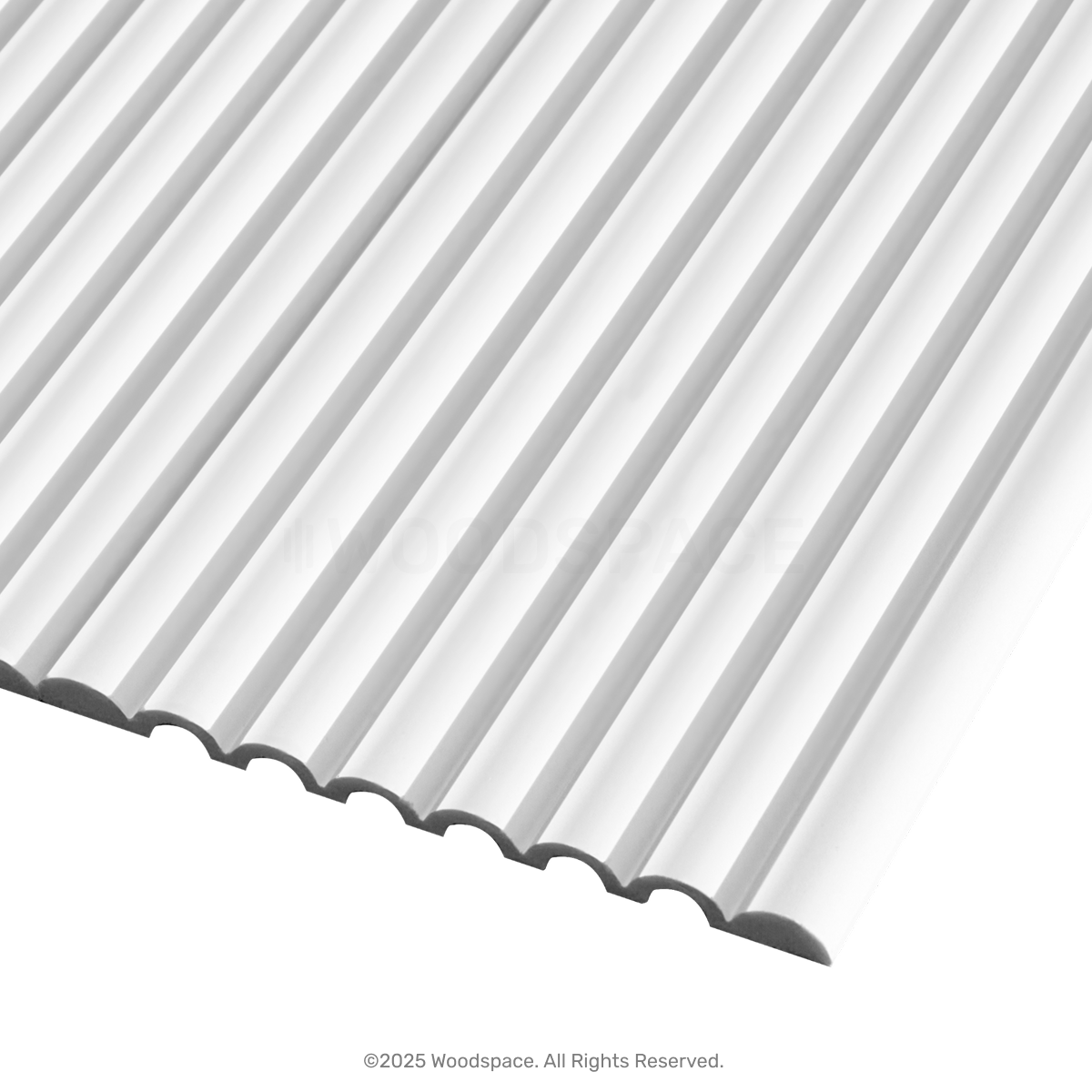 Round Dowel - Waterproof Paintable Slat Lite