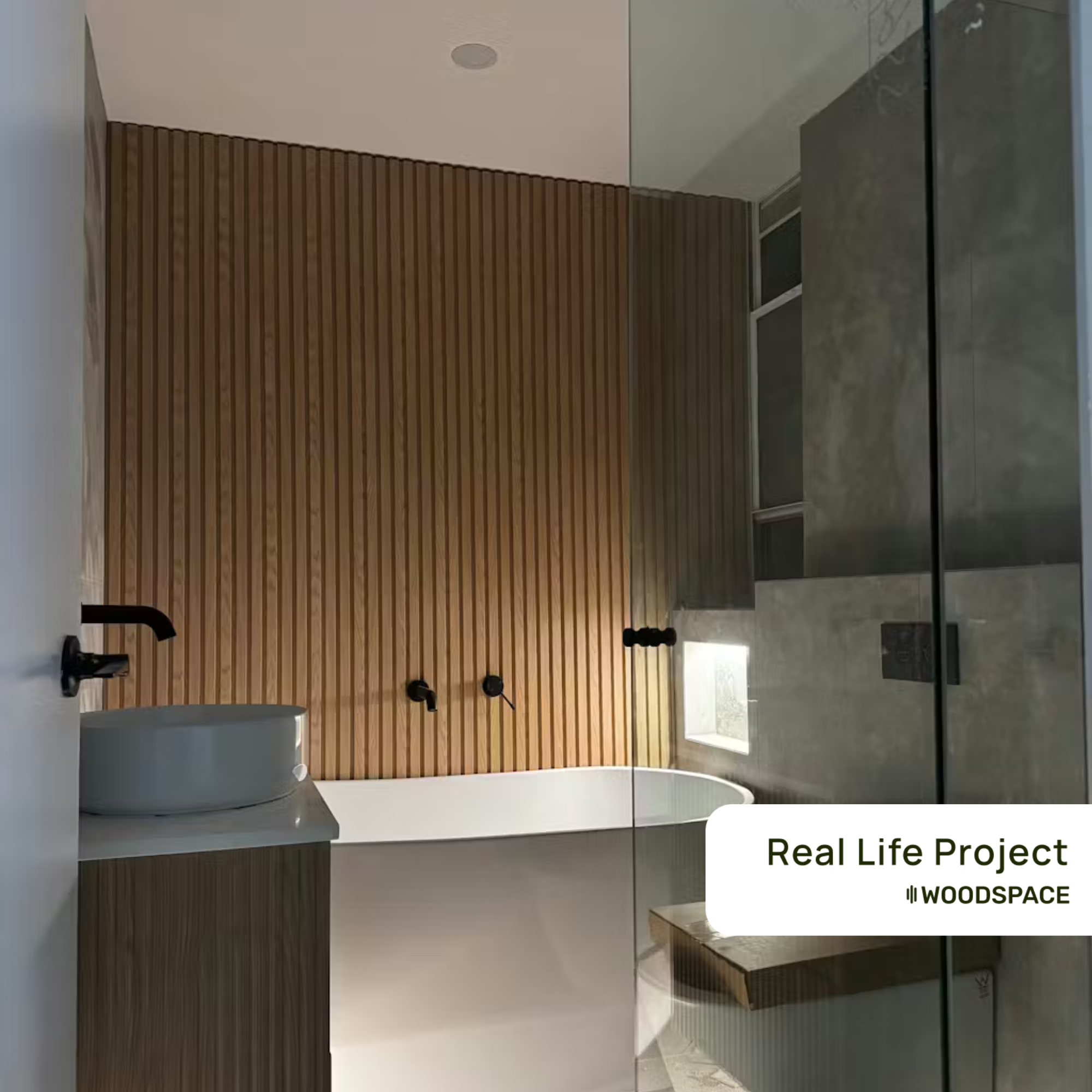 Blackbutt - Waterproof Slat Pro Wall Panel