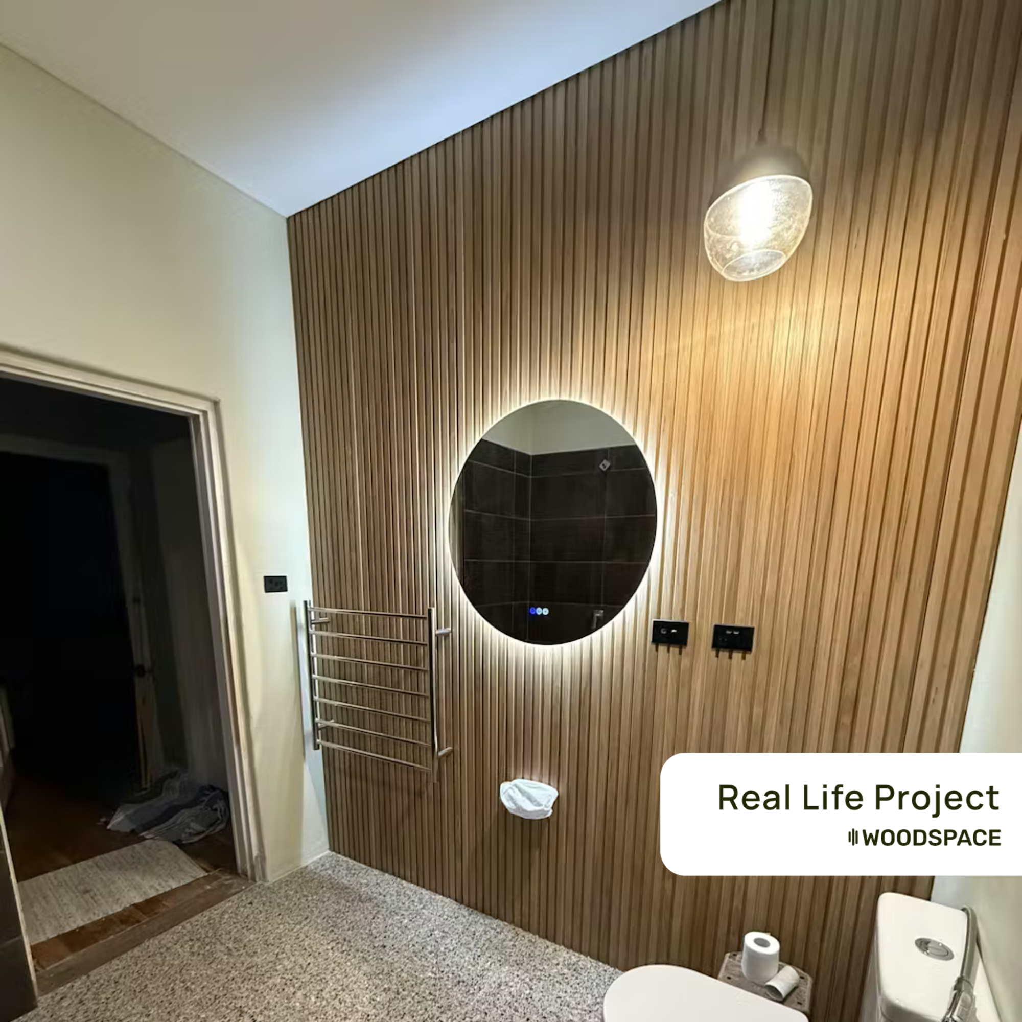 Blackbutt - Waterproof Slat Pro Wall Panel