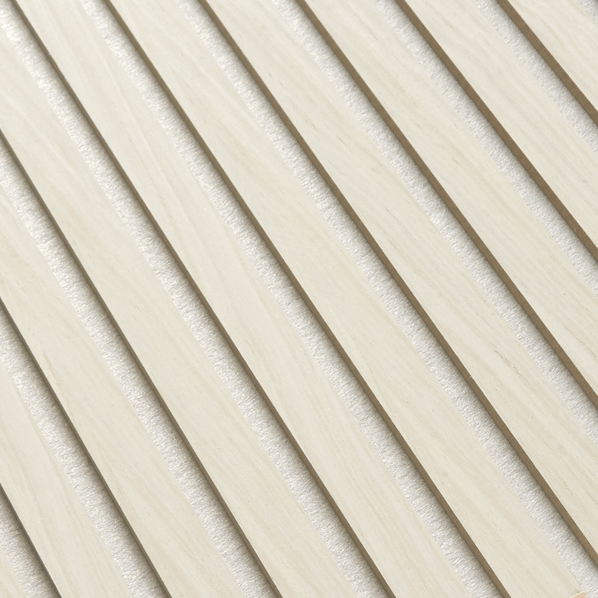 White Oak (Lacquered) on White Felt Acouwood® Wood Wall Panels