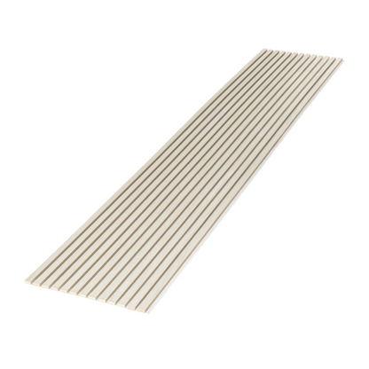 White Oak (Lacquered) on White Felt Acouwood® Wood Wall Panels