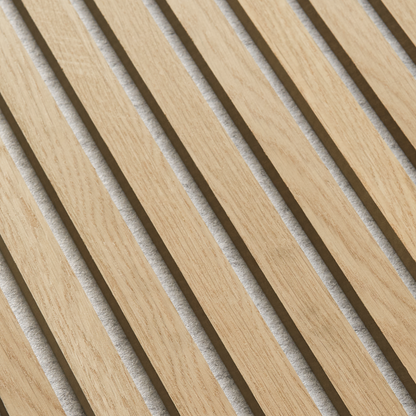 Natural oak (on light felt) Acouwood® Wood Wall Panels