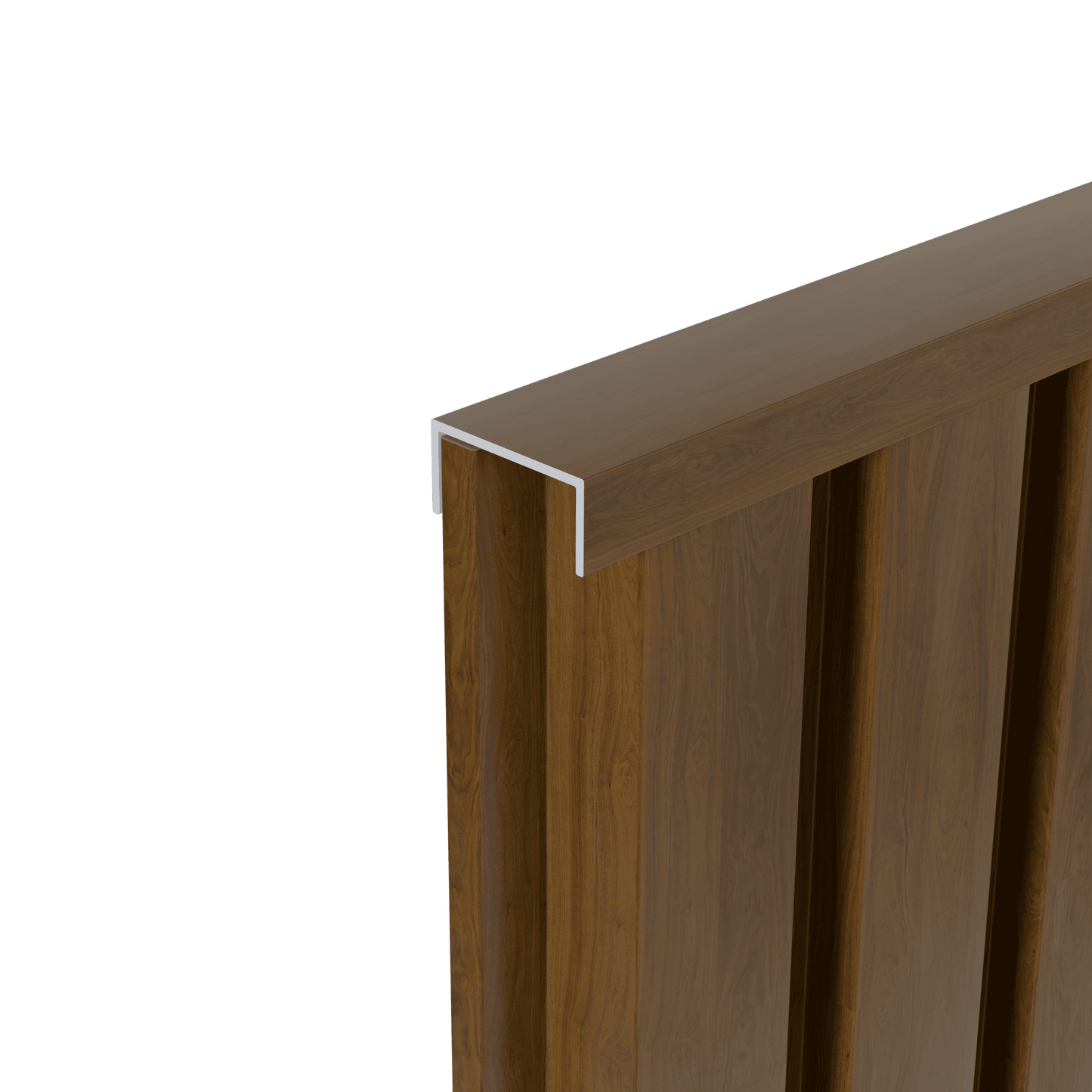 Brown Finishing Trim - Matching Film Wrap Aluminium