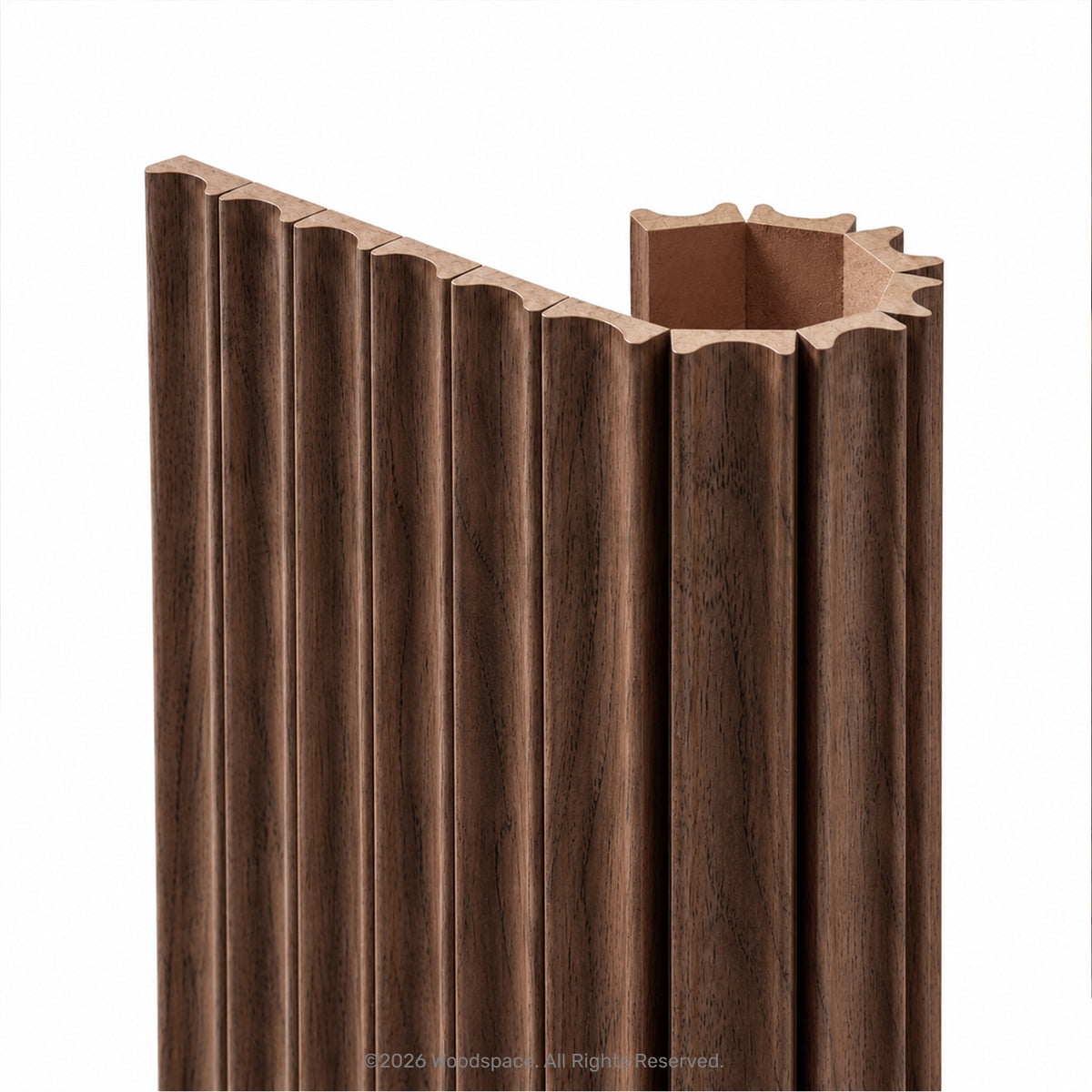 Walnut - Concave 25mm (Flexo™ Timber Design)