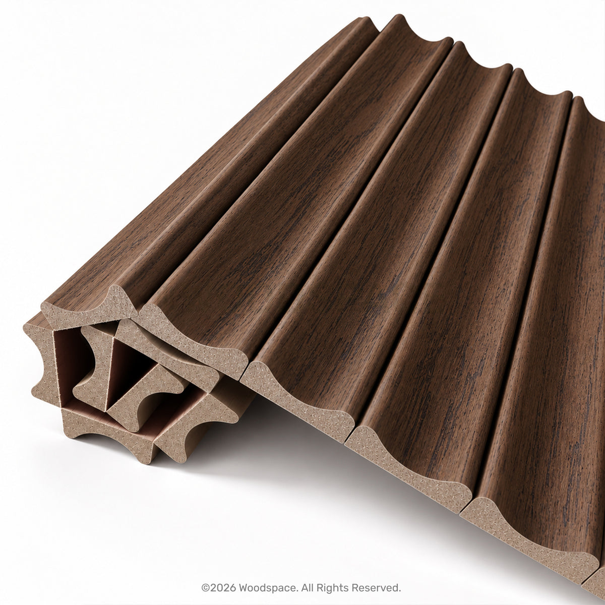 Walnut - Concave 25mm (Flexo™ Timber Design)