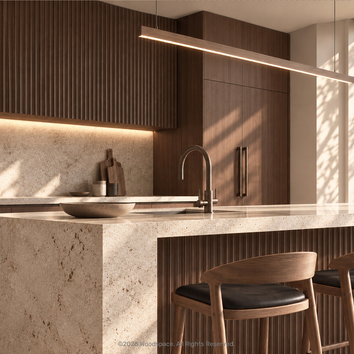 Walnut - Concave 25mm (Flexo™ Timber Design)