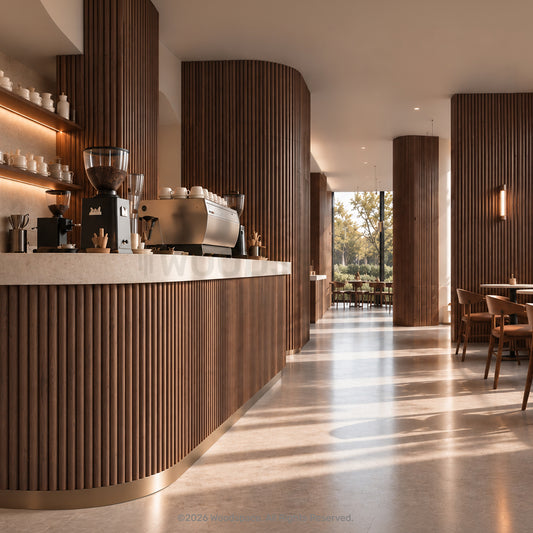 Walnut - Round 25mm (Flexo™ Timber Design)