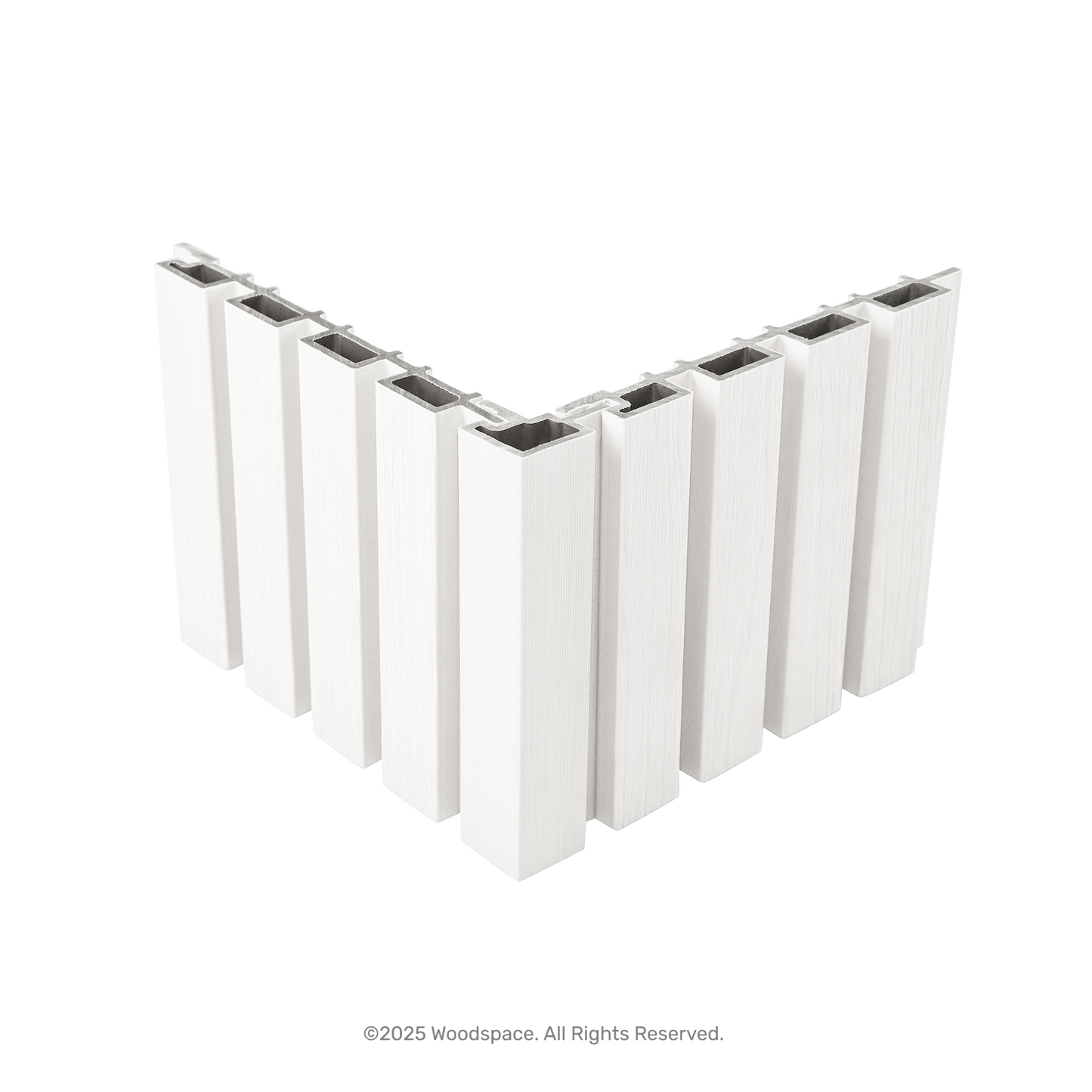 White - Outdoor Cladding Corner Trim (New)