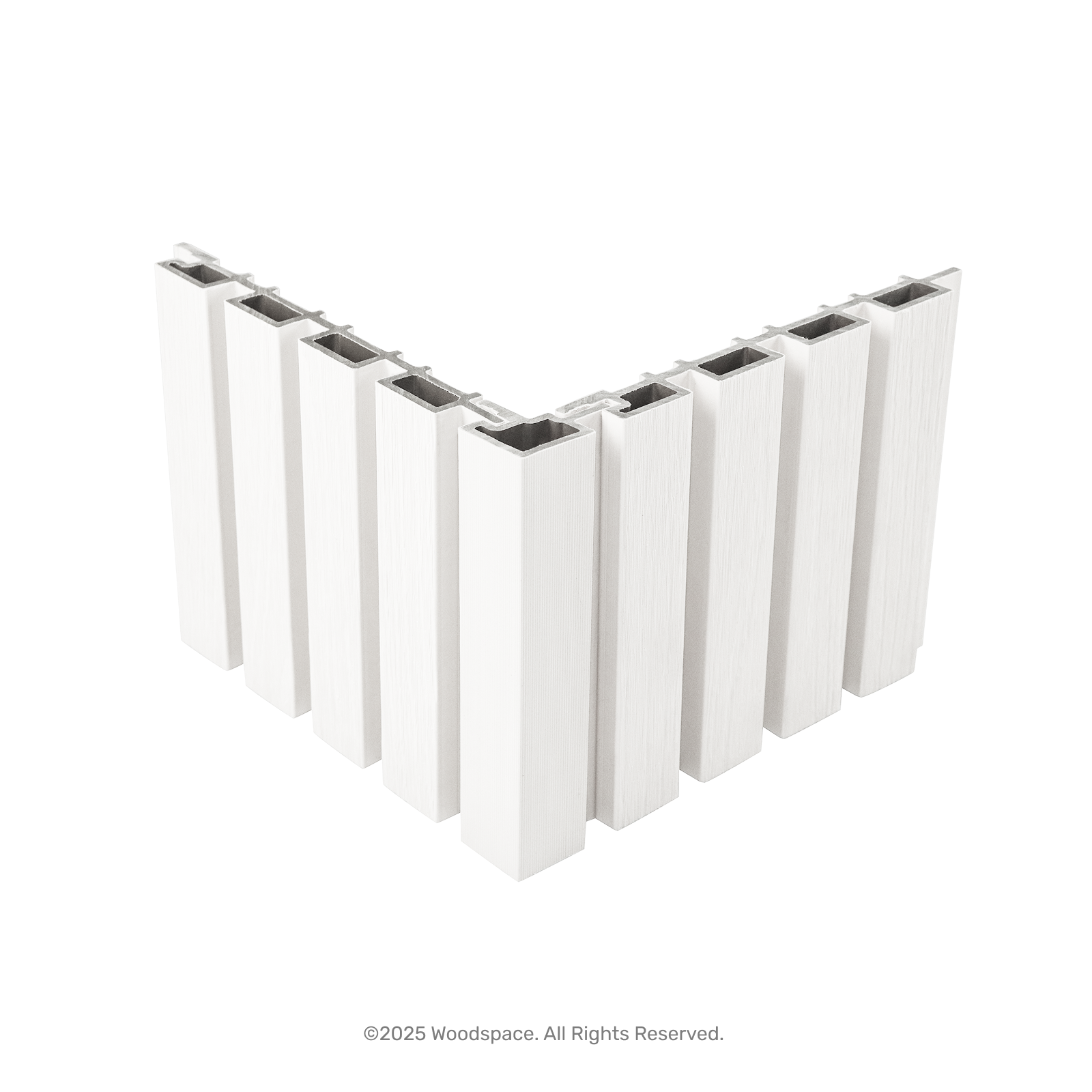 White - Outdoor Cladding Corner Trim (New)