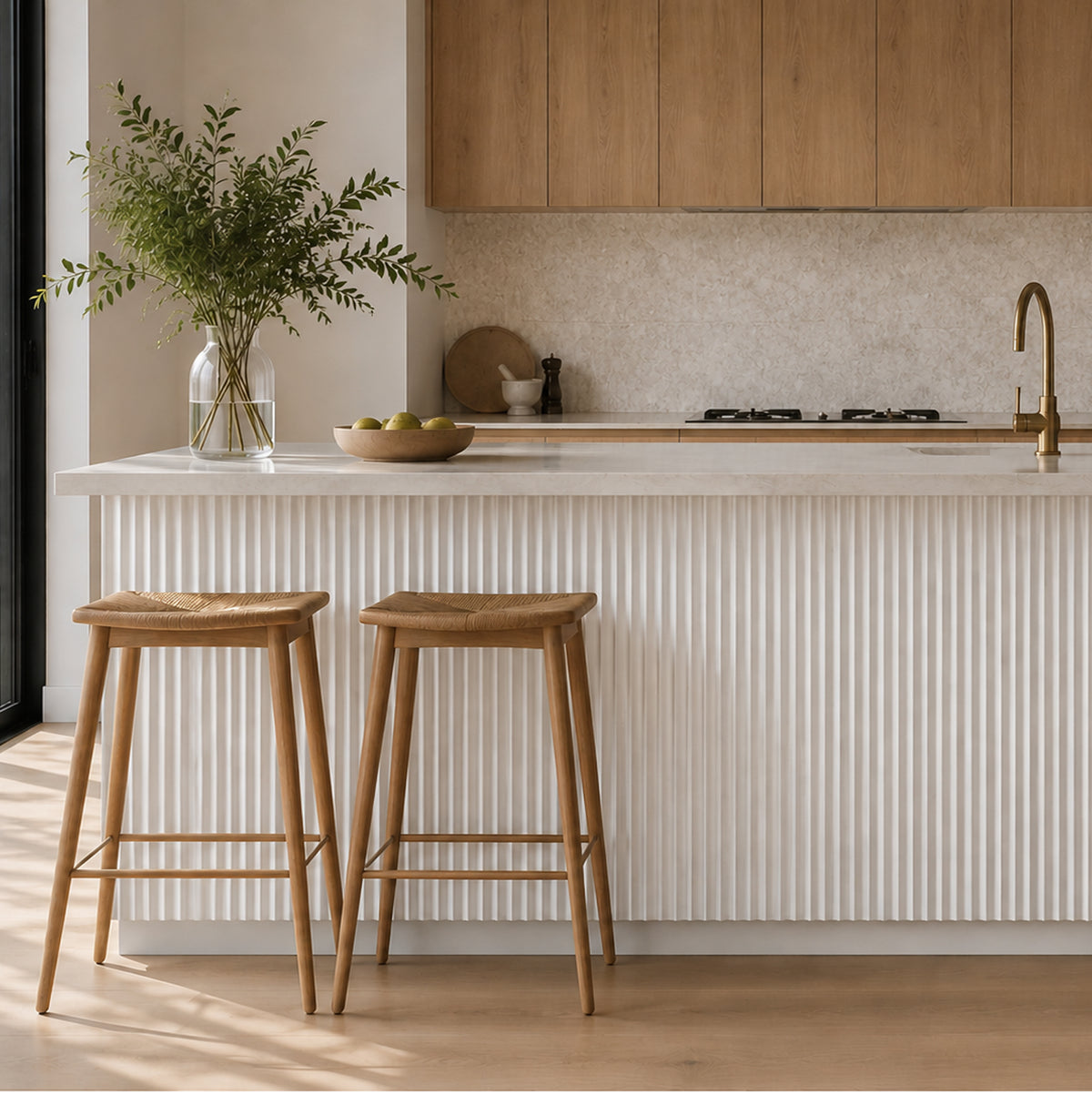 Scallop Cladding Heritage Scallop - Waterproof Paintable Slat Lite – Woodspace