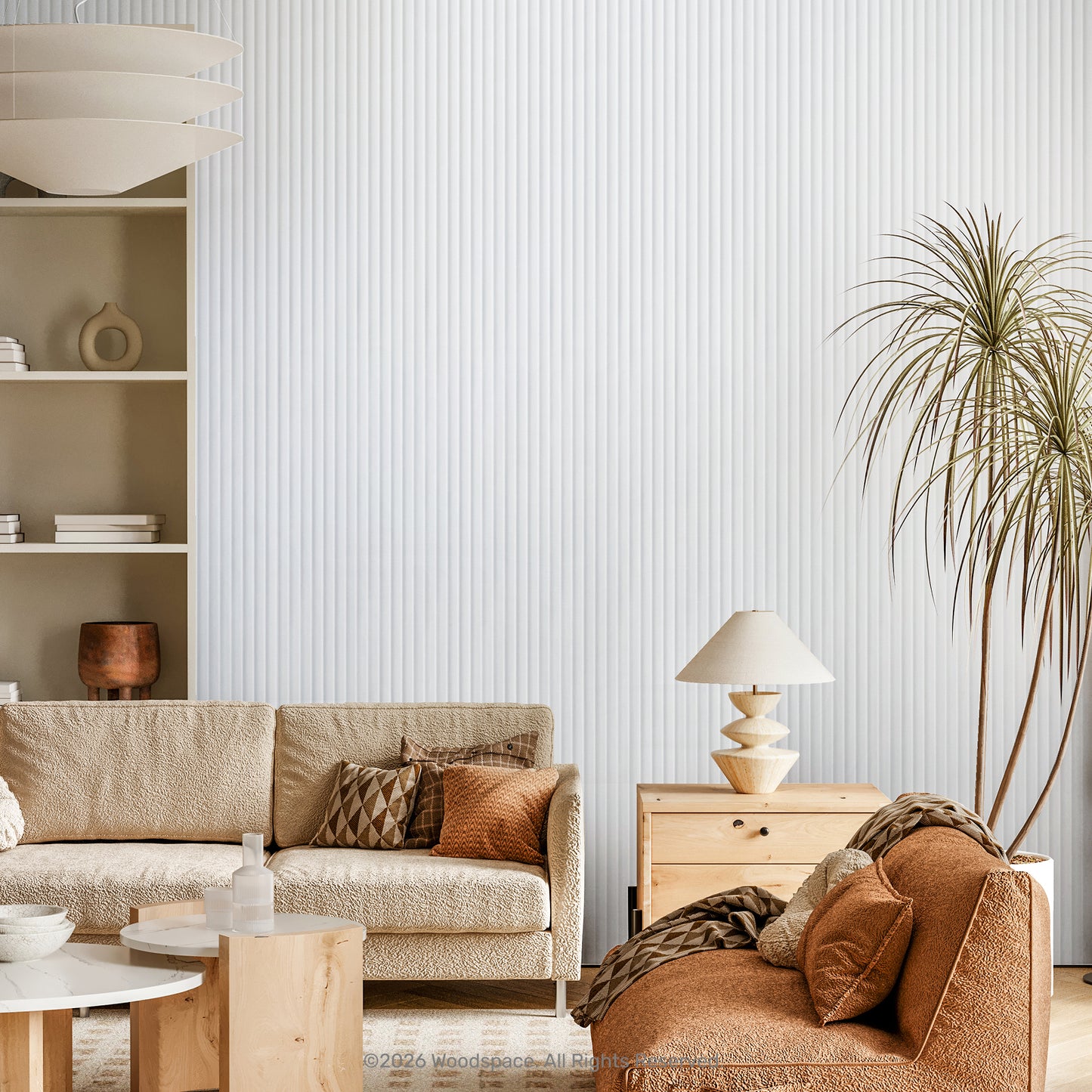 Round Dowel - Waterproof Paintable Slat Lite