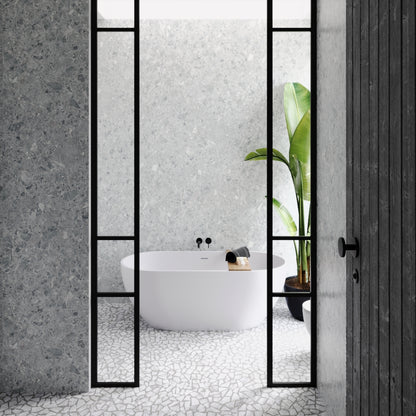 Grey Terrazo - Stone Design Panels (2 Panels / Box)